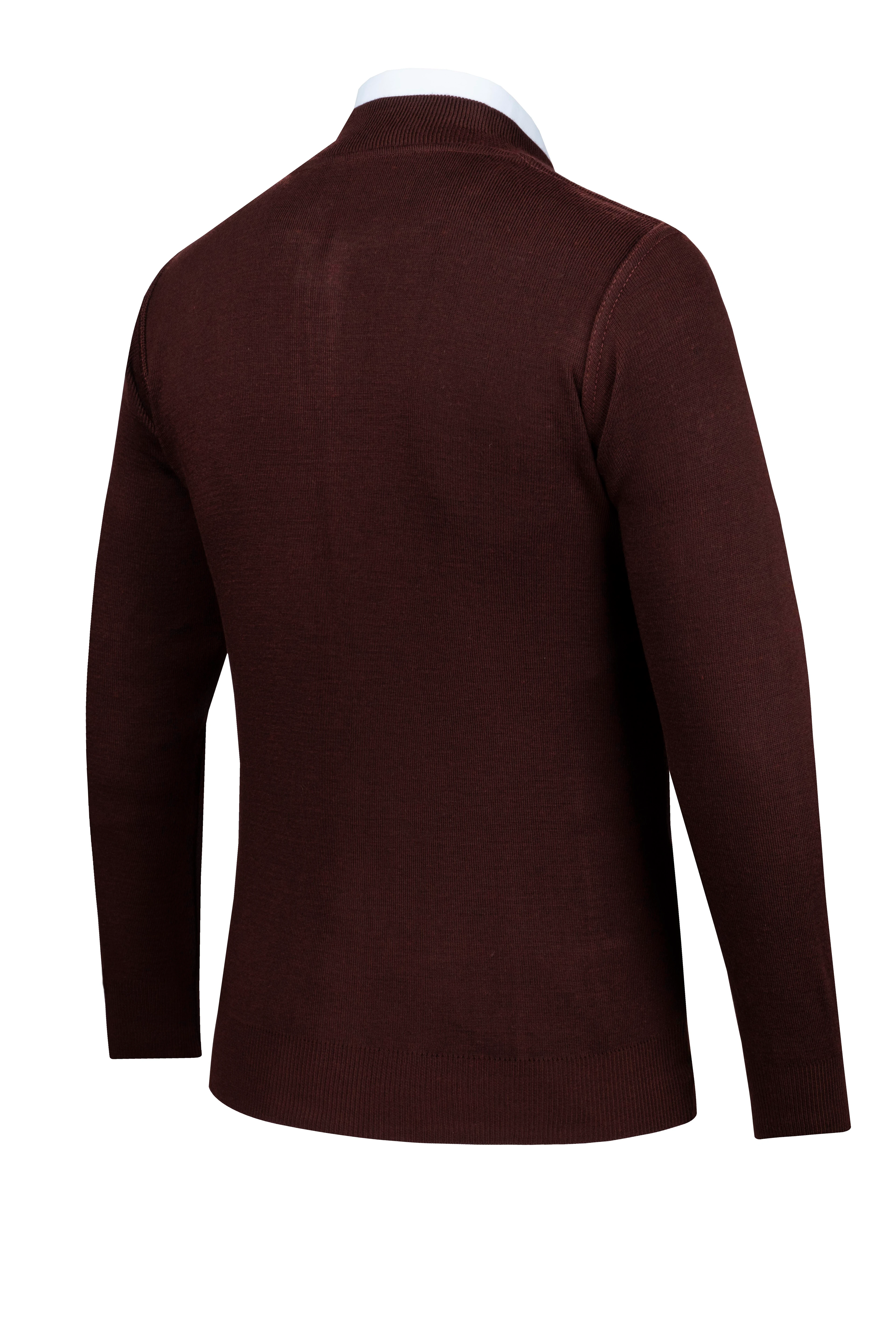 Çizgi Triko Erkek Triko Hırka Fermuarlı Cep Detaylı Desenli Kol Ve Bel Lastikli Çelik Örgü Klasik Kalıp - 5011K