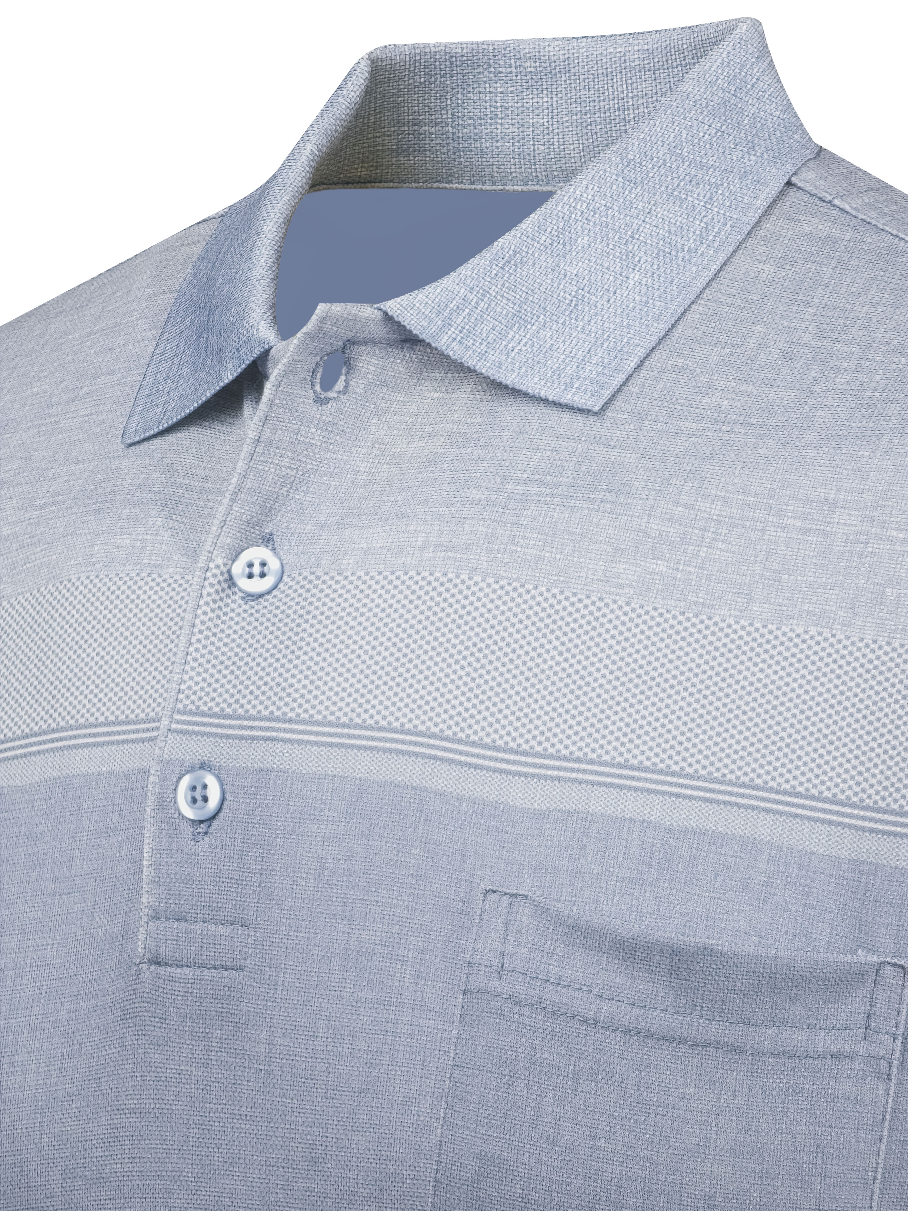 Erkek Polo Yaka Düğmeli Cepli Tişört Regular Kalıp