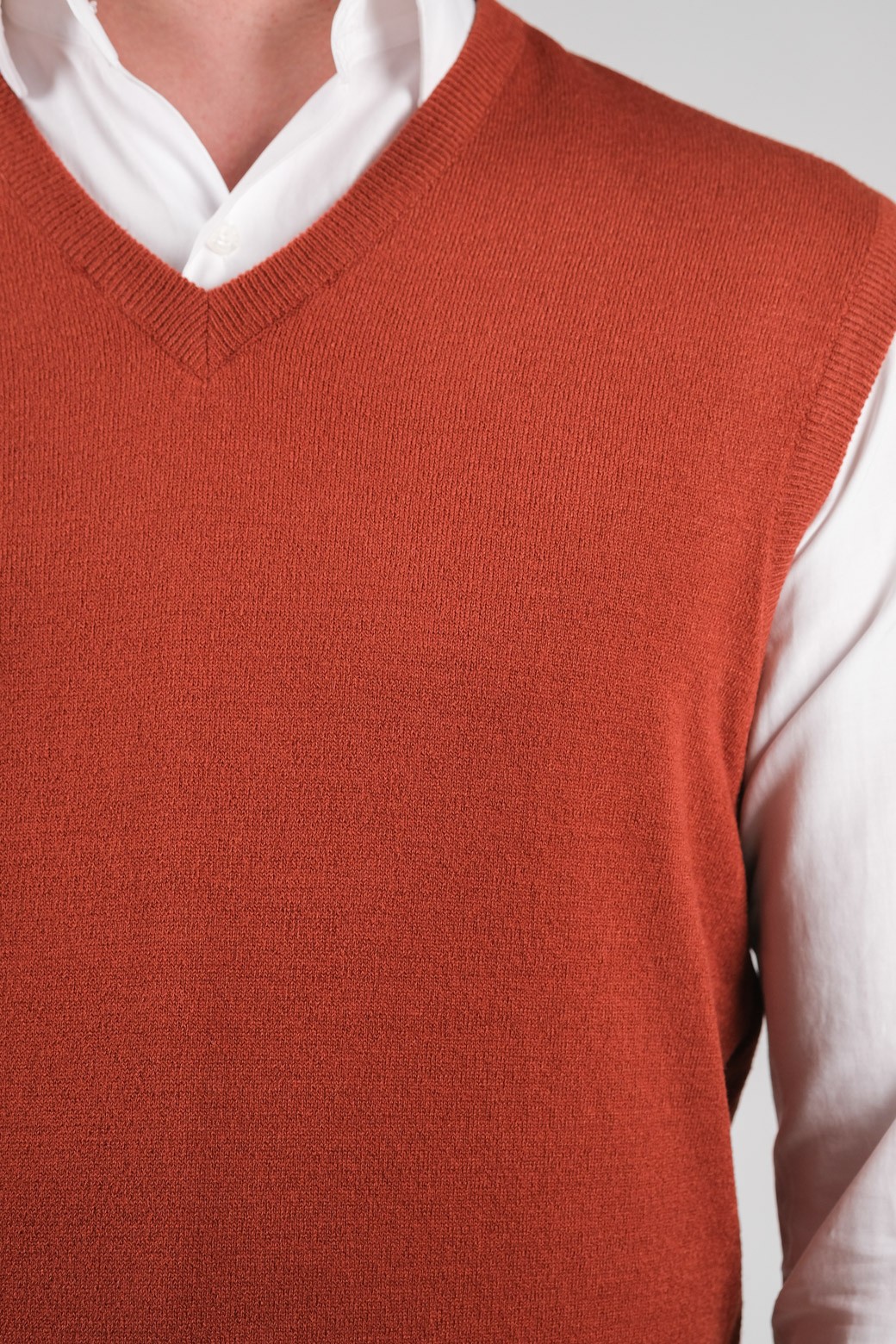 Stripe Knitwear Men's Knitwear Sweater V-Neck Solid Color Waist Elastic Winter Woven Regular Pattern - TILE