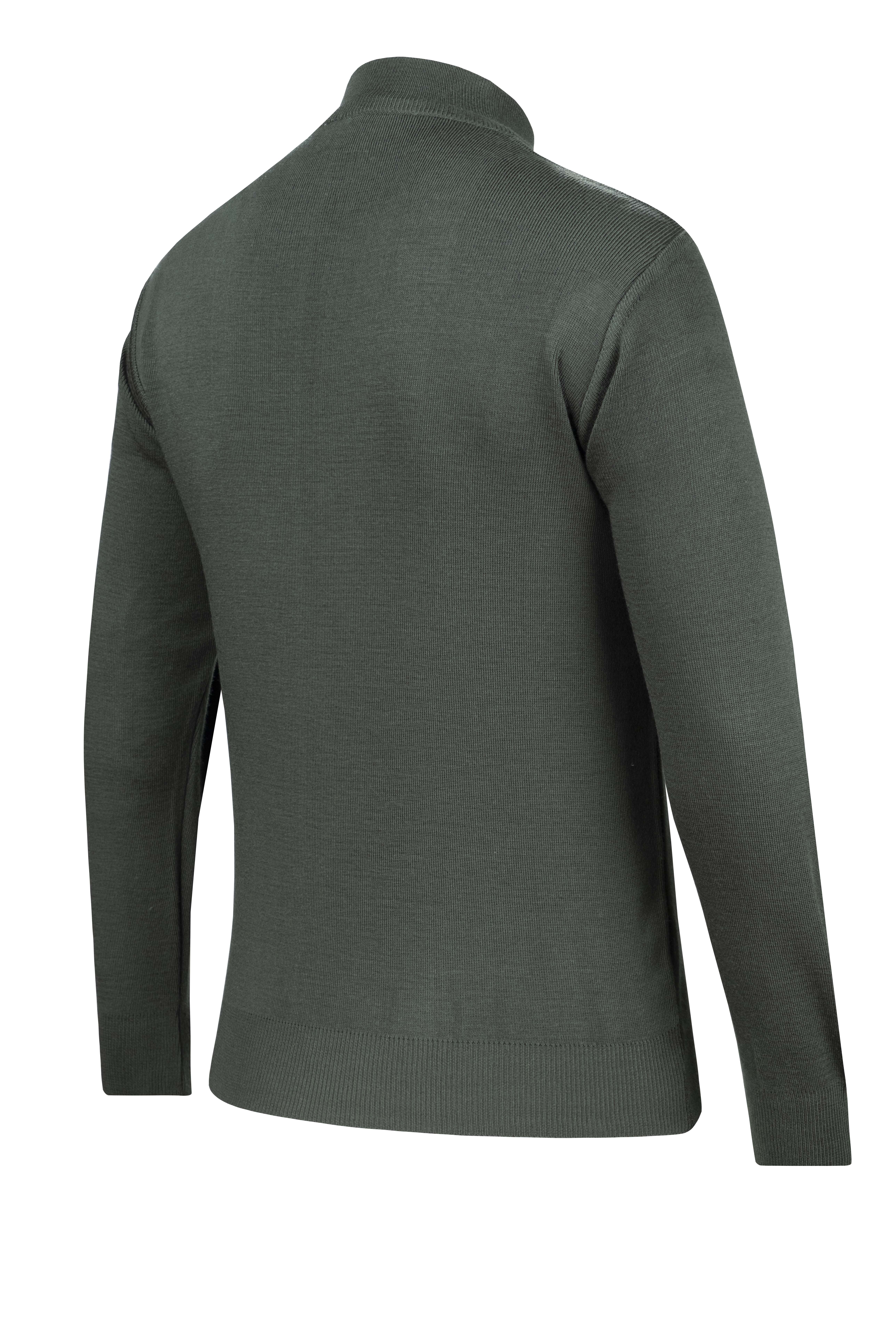 Erkek Yarım Balıkçı Kazak Desenli Çelik Örgü Klasik Kalıp - 5204B - NEFTİ