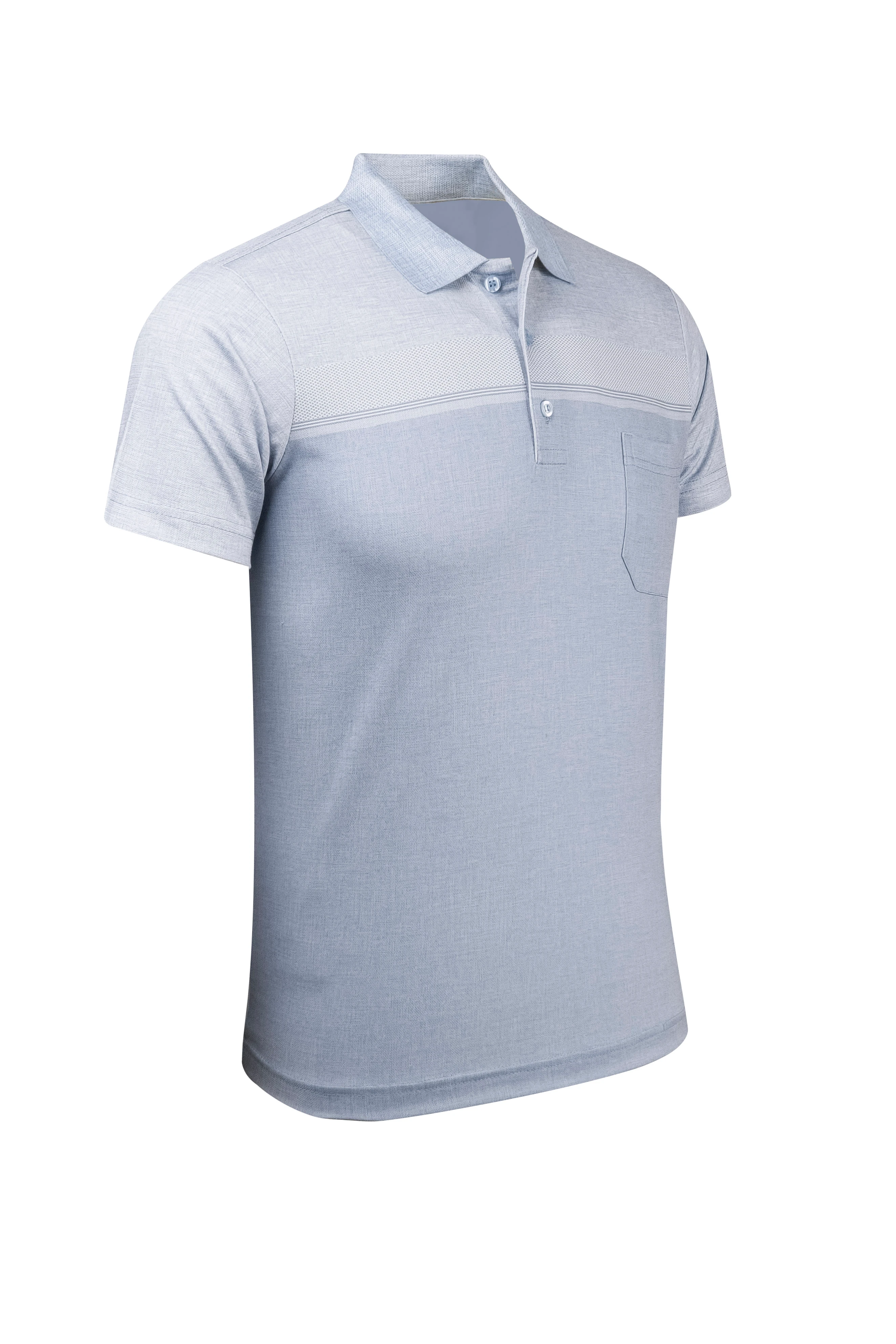 Erkek Polo Yaka Düğmeli Cepli Tişört Regular Kalıp