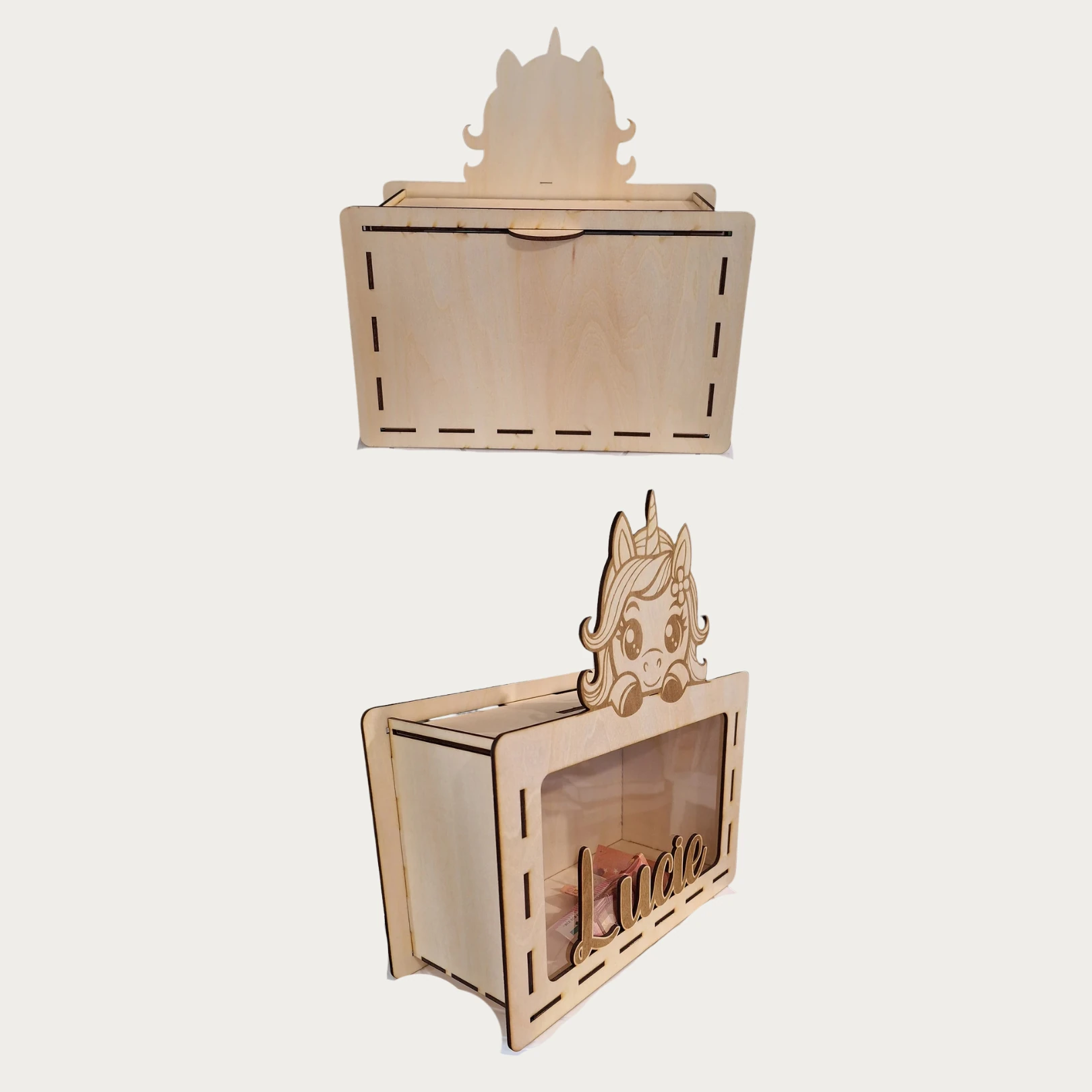 Unicorn Para Kutusu - Çocuğunuz İçin Kişiselleştirilebilir Kumbara