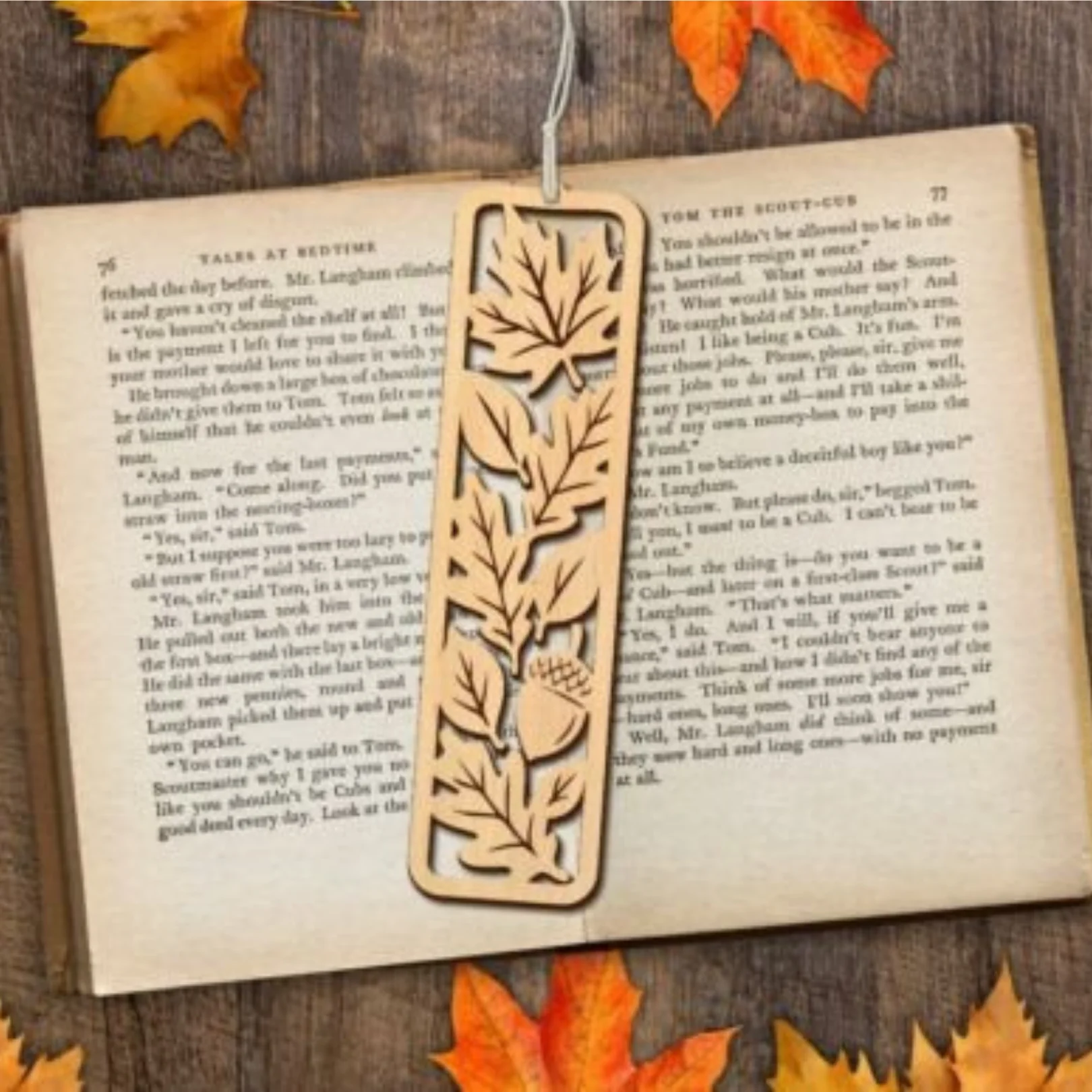 Sonbahar Temalı 5 Adet Kitap Ayracı