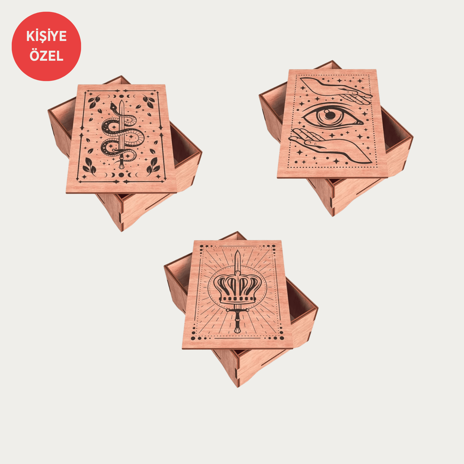 Tarot Kutusu - Kişiselleştirilebilir Kart Kutu Düzenleyici