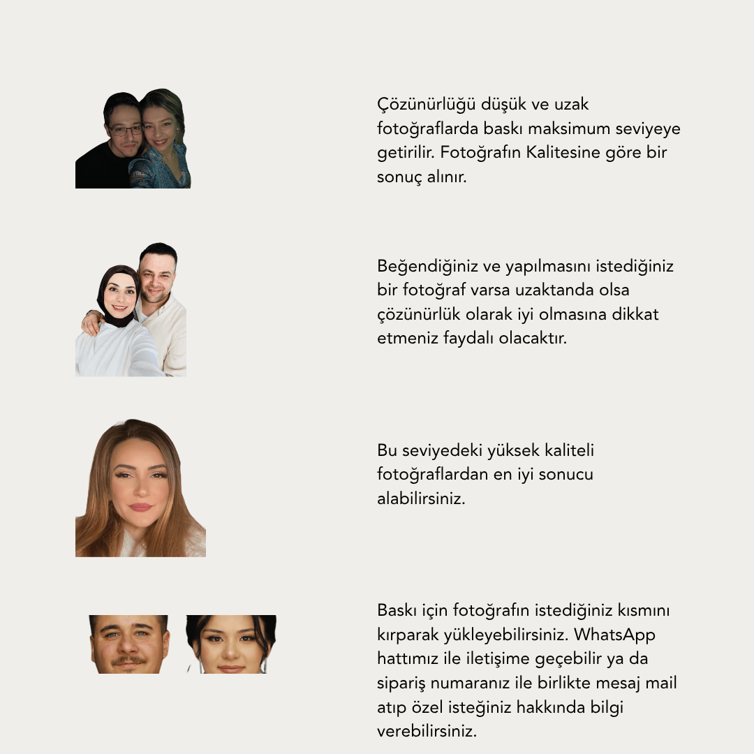 Göz / Bakış Fotoğraflı Kolye - Kişiye Özel Ürün