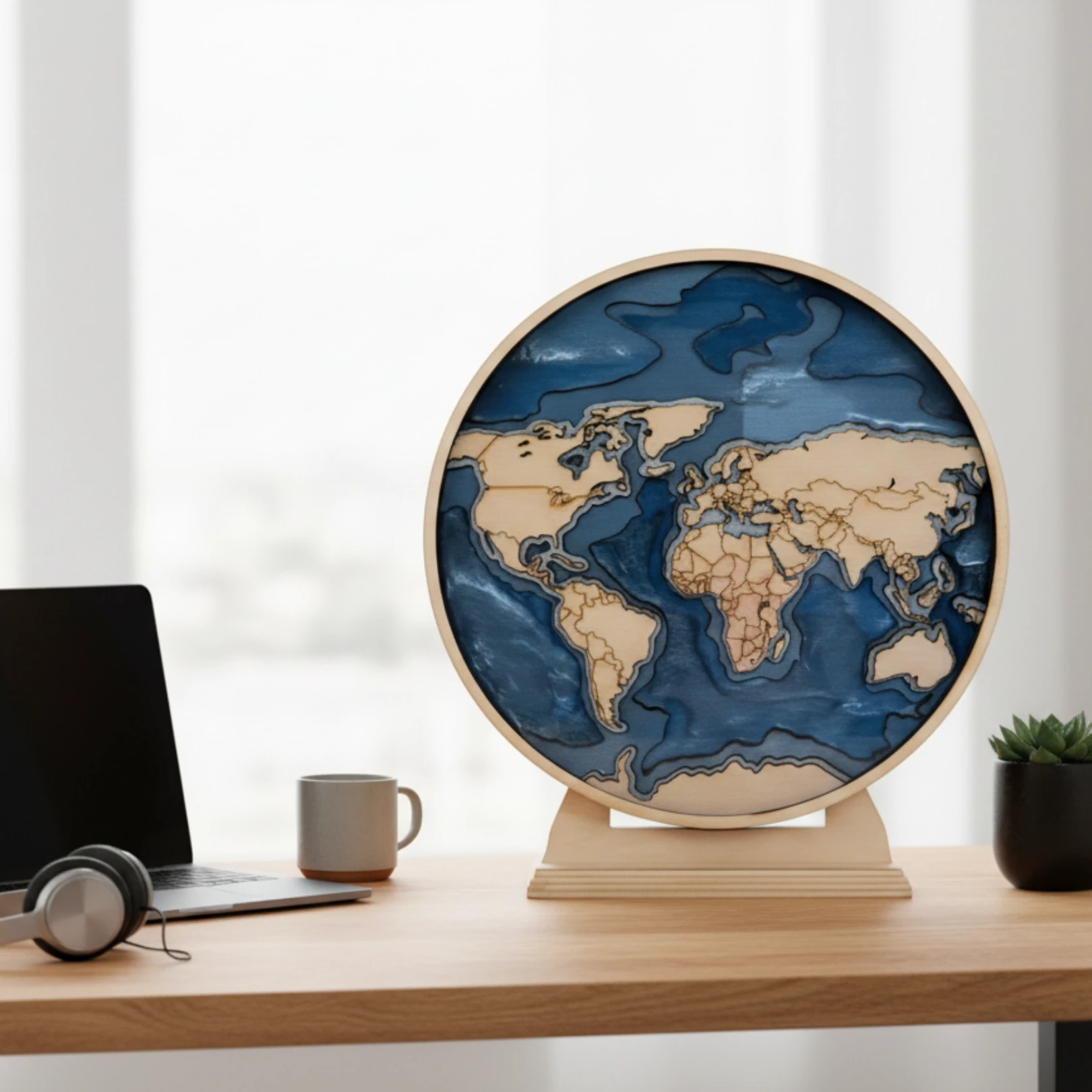 Masaüstü Dünya Haritası - Şık ve Heyecan Verici Bir Hediye