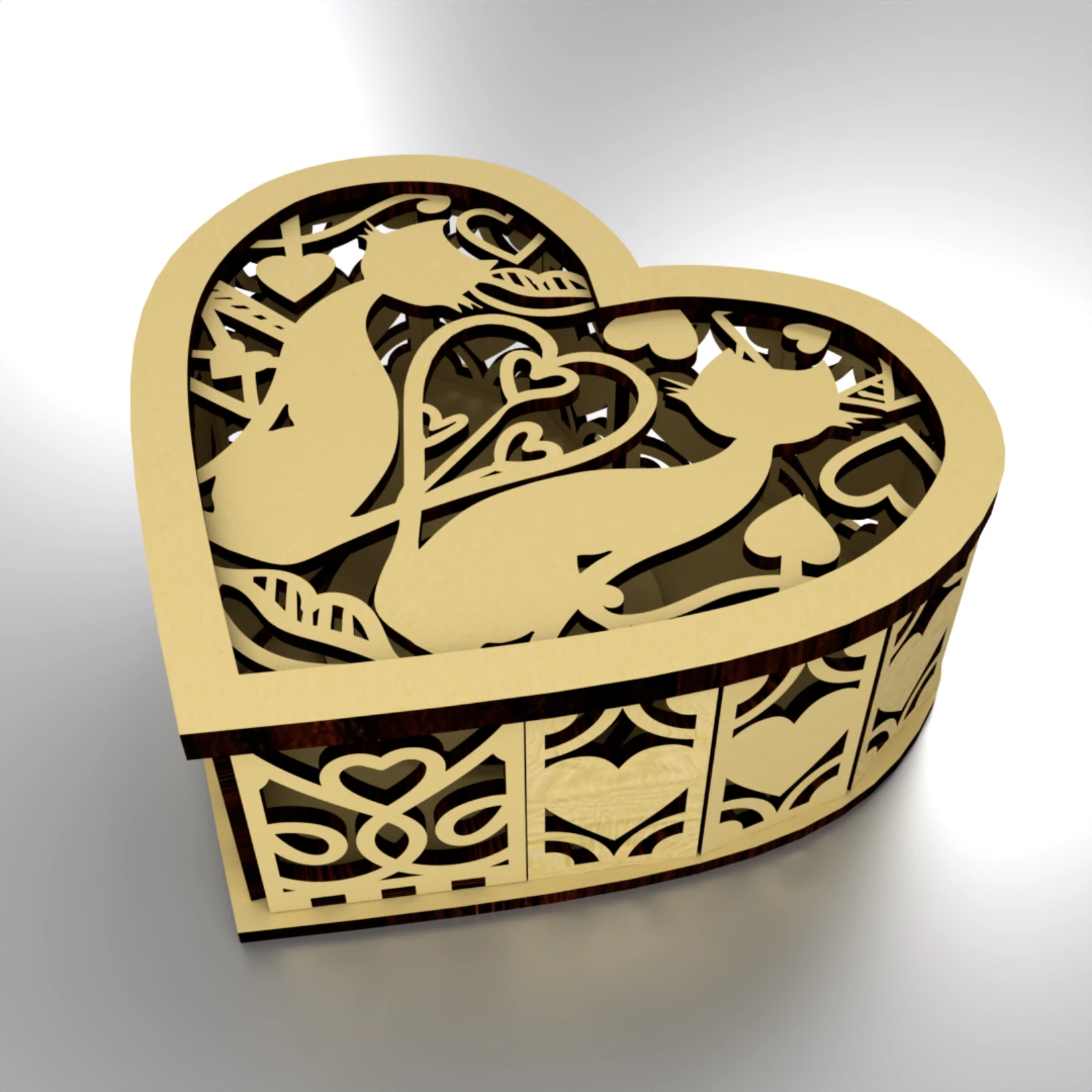 Sevgililer Günü İçin Dekoratif Mumluk 