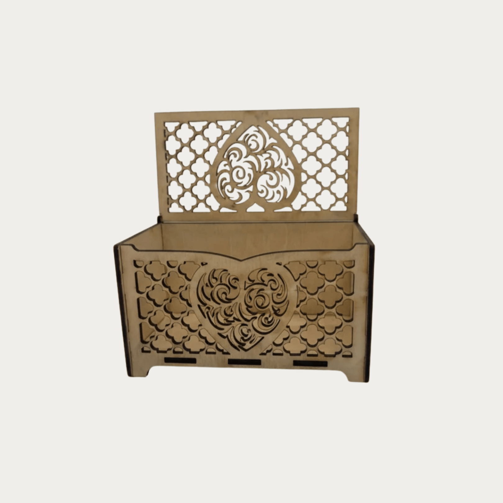 Dekoratif Lazer Kesim Hediye Kutusu