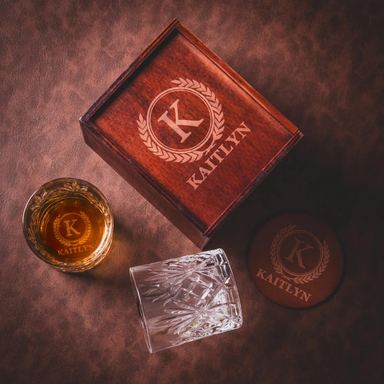 Kristal Viski Bardağı - Kişiselleştirilmiş Viski Bardağı - Paşabahçe Cielo 350cc