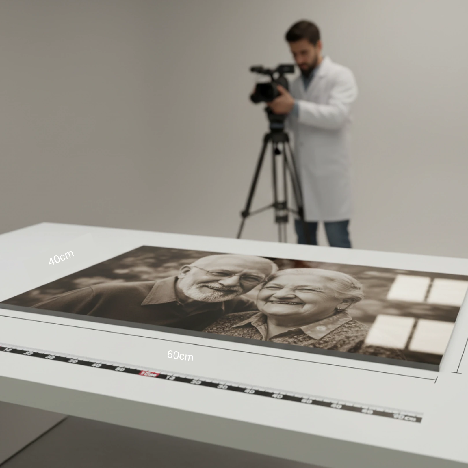 Kendi Fotoğrafınızdan Cam Tablo - 40cm 60cm Kişiye Özel Olarak Üretilir