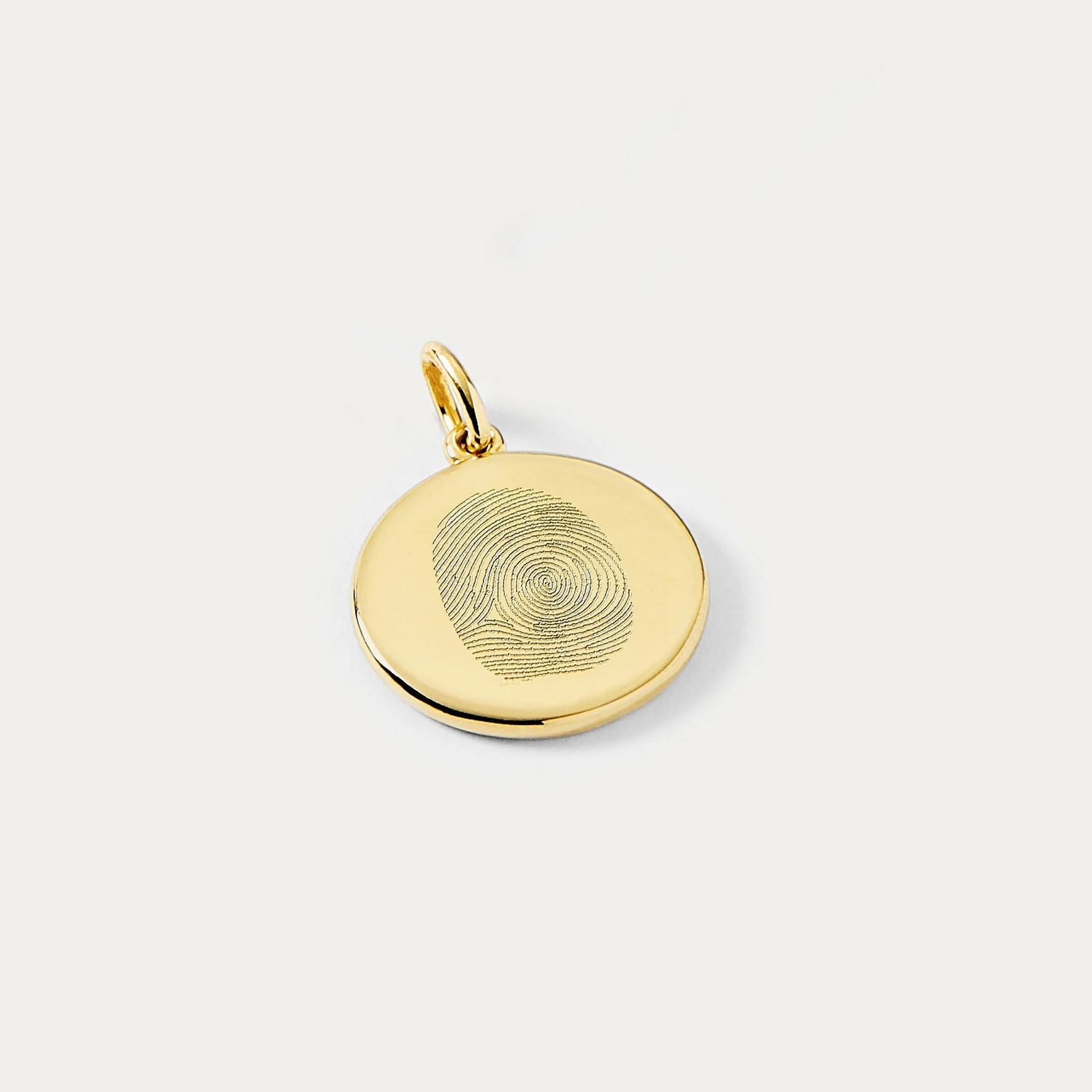 Klasik Parmak İzi Kolyesi – Zamansız Bir Anı - 18K Gold