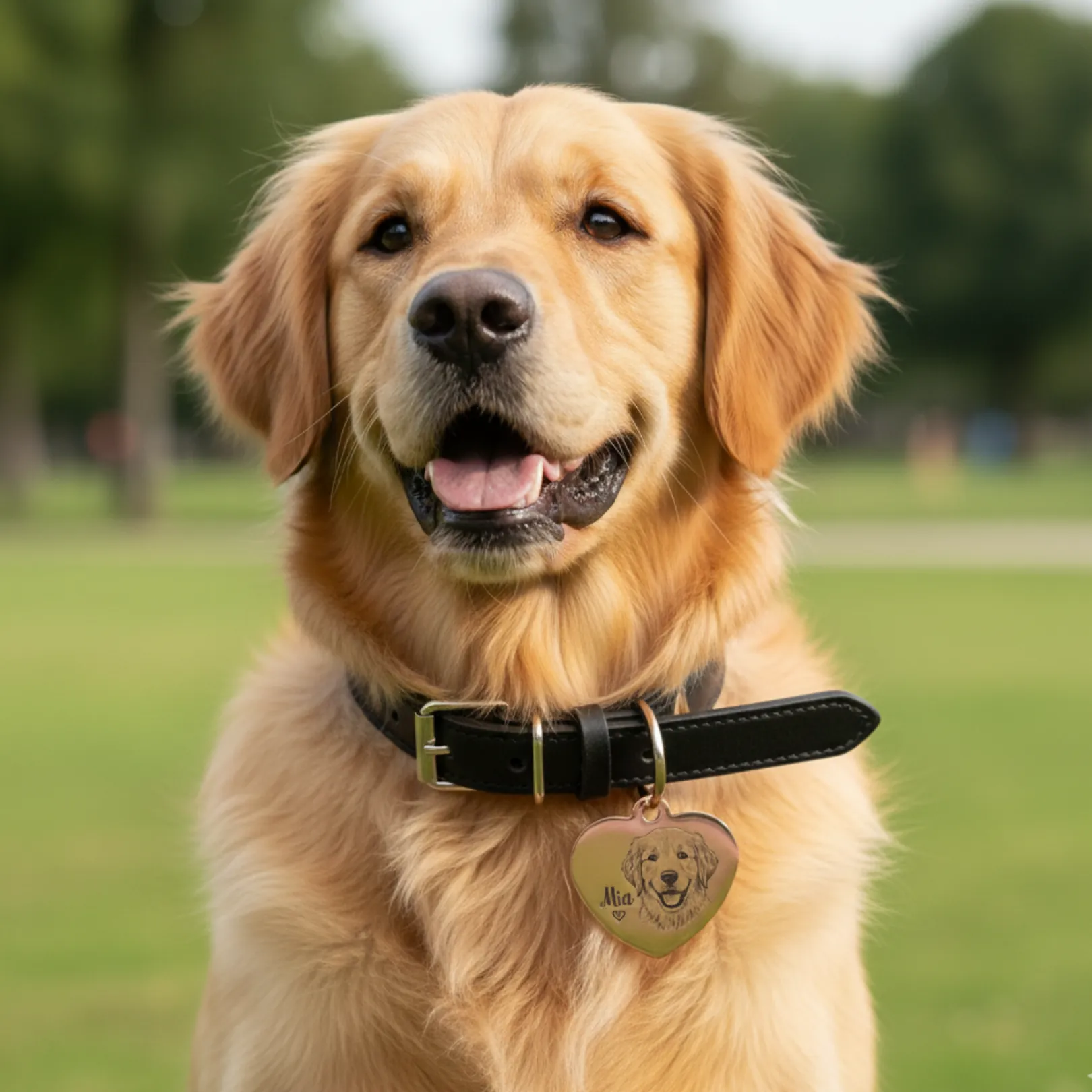 Evcil Hayvanınızın Resminden Çizgisel Karikatürize Anahtarlık - Kalpli ve Yuvarlak Model