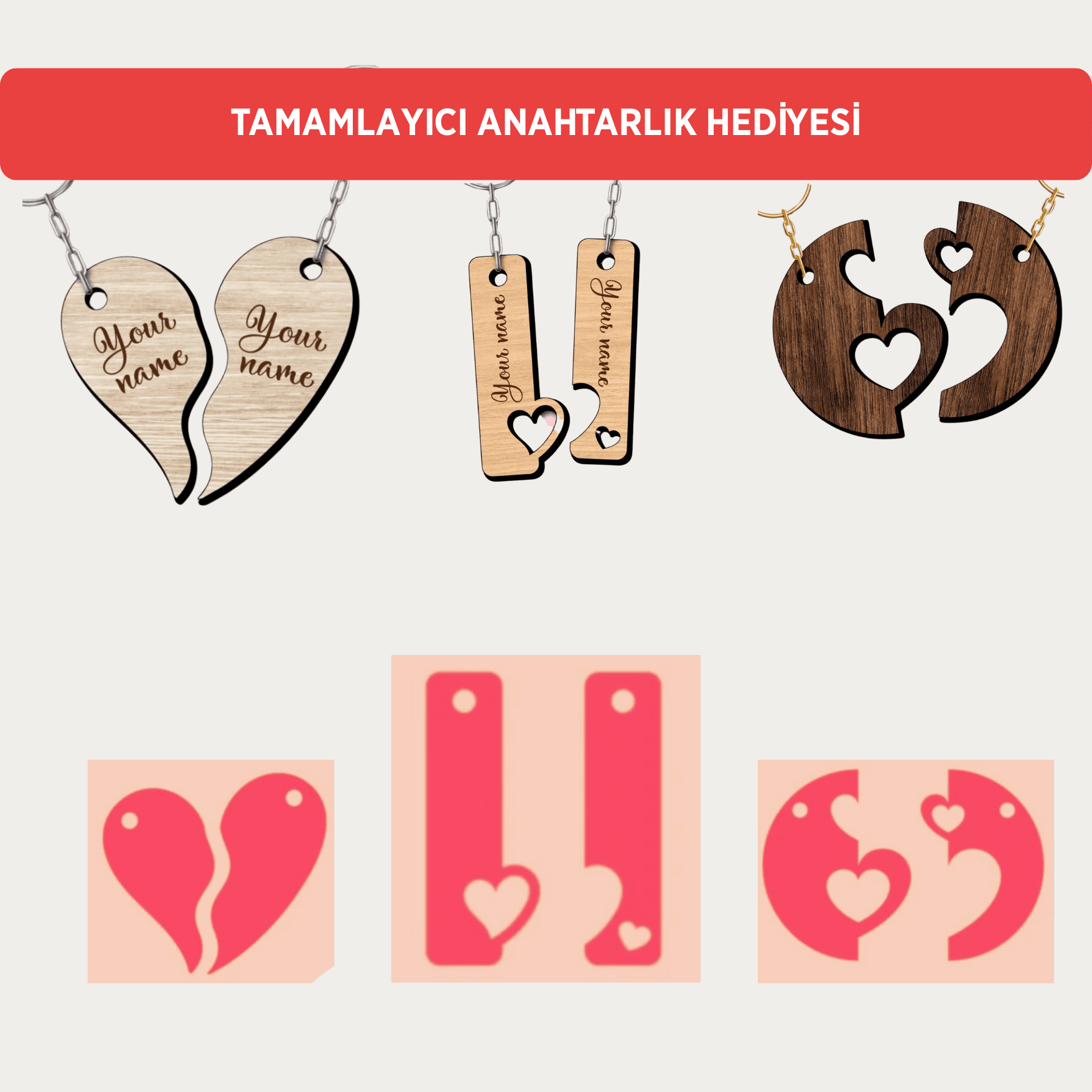 Kişiye Özel Anahtarlık - Tamamlayıcı Anahtarlık Hediyesi - Sevgiliye Özel İsimli Anahtarlık
