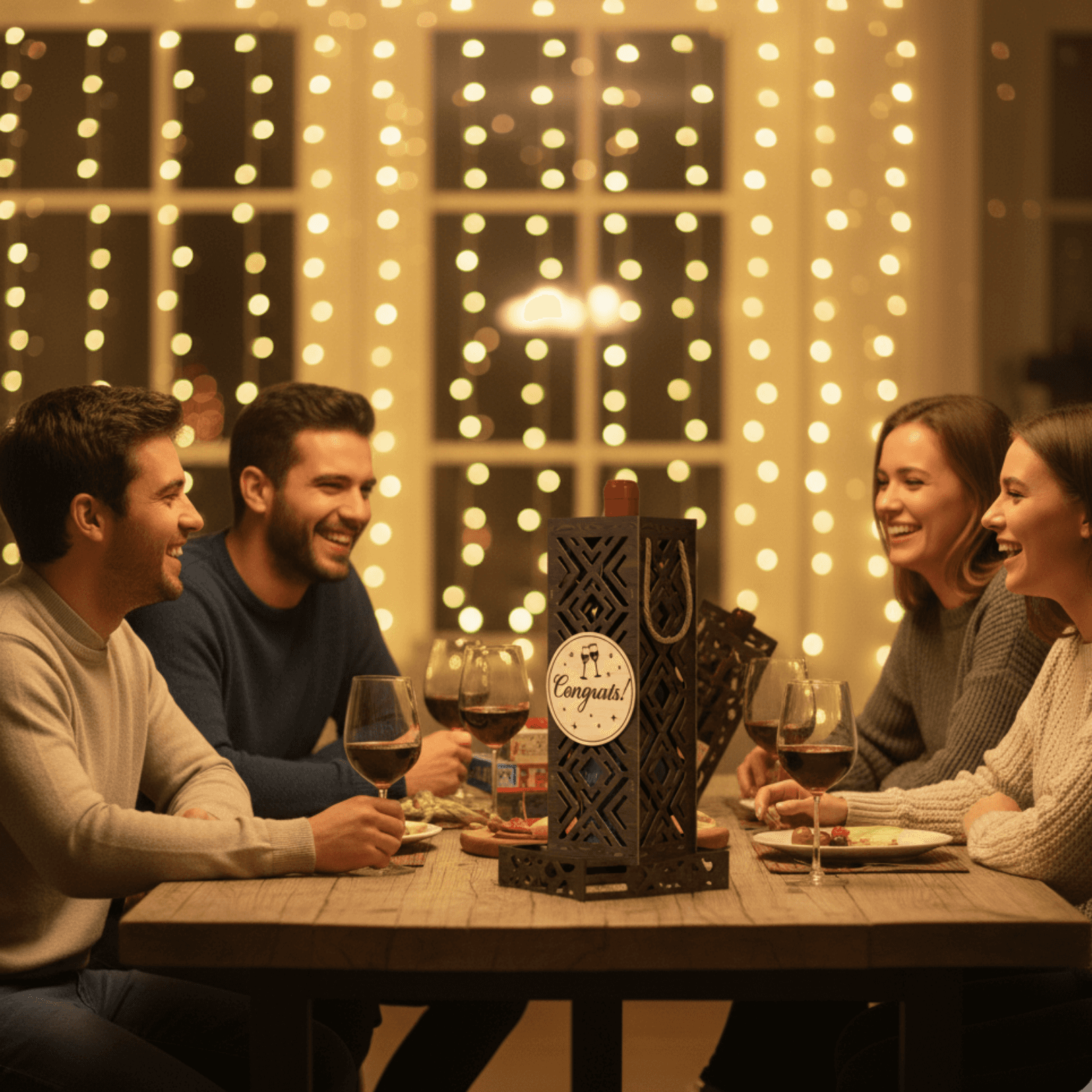 Kişiye Özel Şarap Kutusu - 8 Farklı Model - 8 Farklı Tema