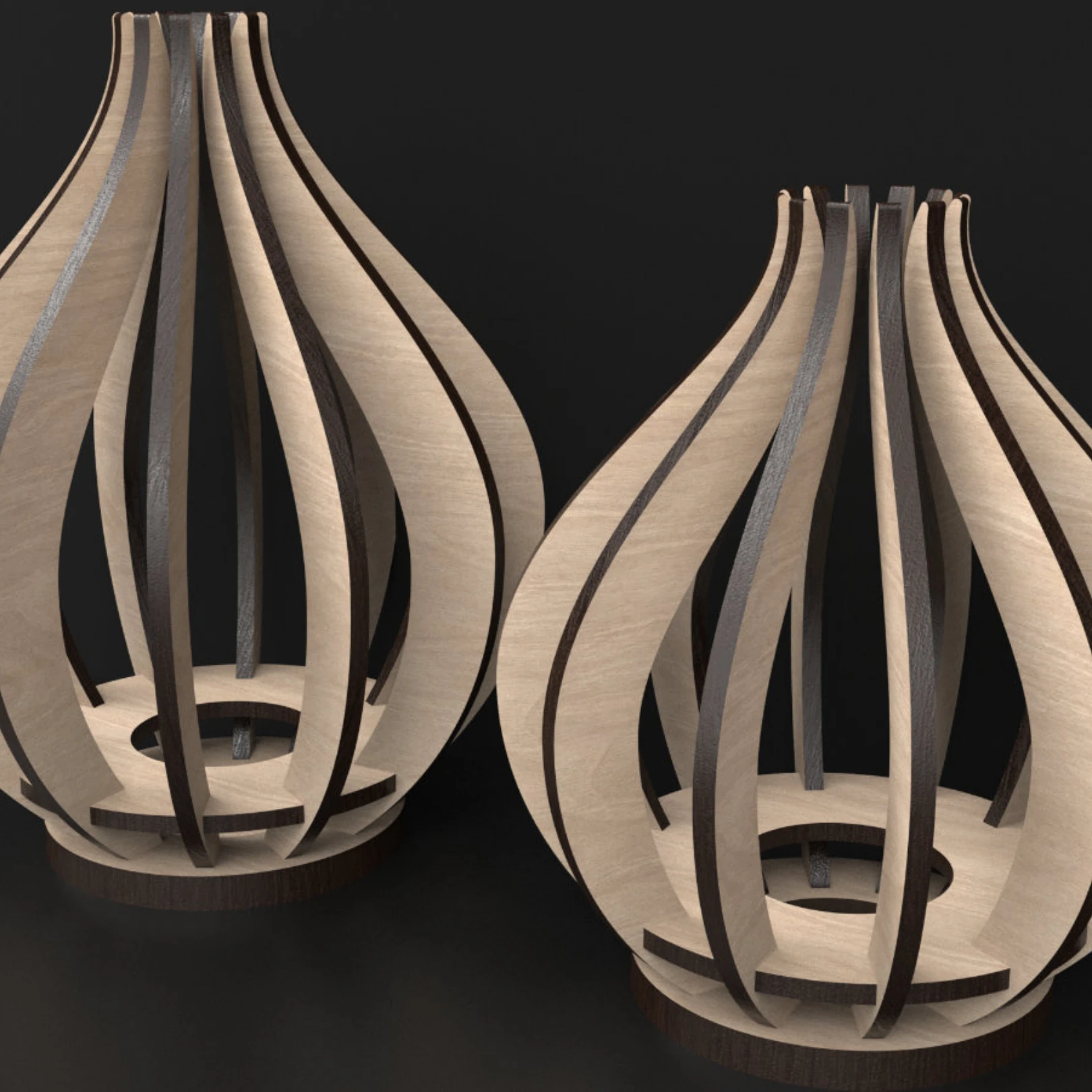 İkili Modern Tasarım Mumluk - Dekoratif Mumluklar İle Evinizin Havasını Değiştirin