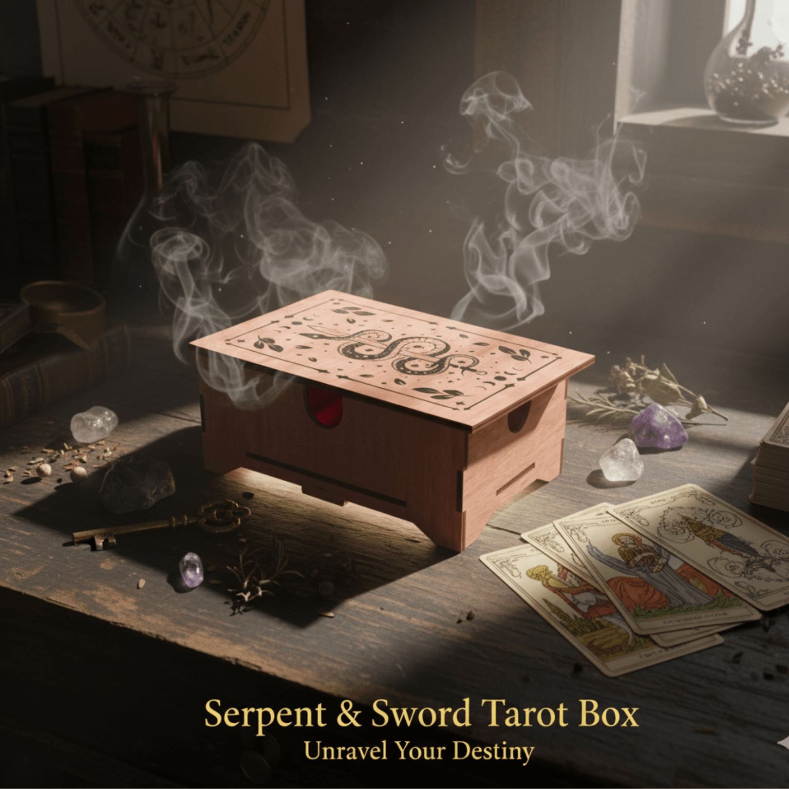 Tarot Kutusu - Kişiselleştirilebilir Kart Kutu Düzenleyici