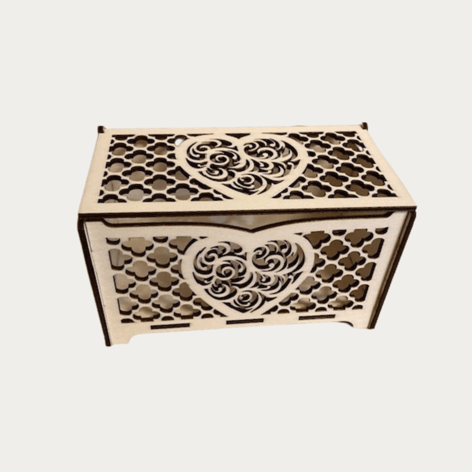 Dekoratif Lazer Kesim Hediye Kutusu