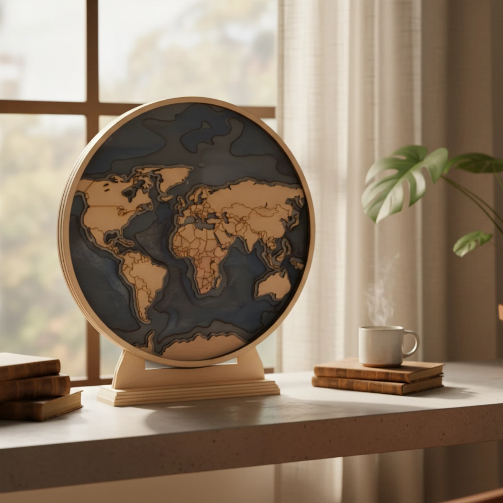 Masaüstü Dünya Haritası - Şık ve Heyecan Verici Bir Hediye