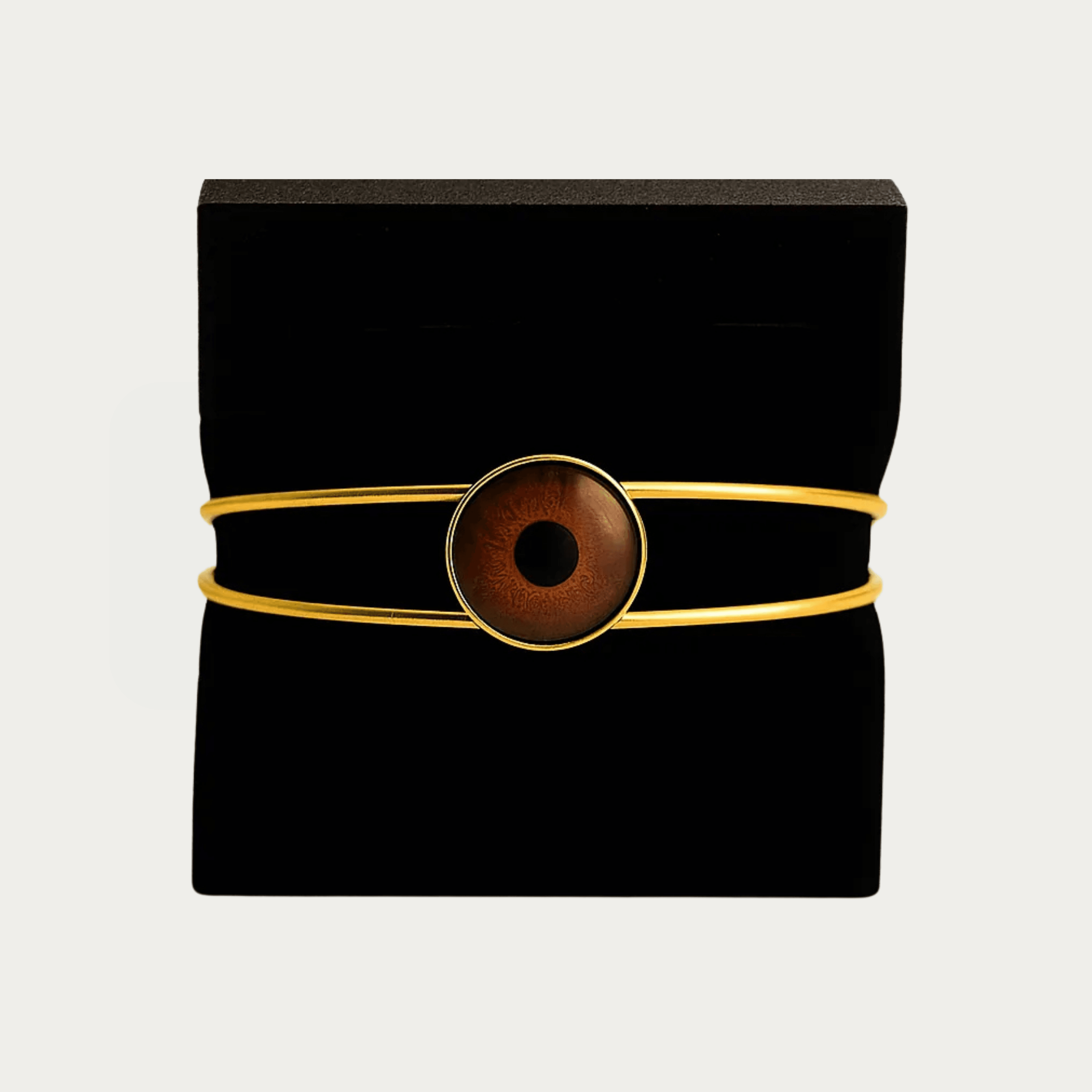 Kişiye Özel İris Altın Kaplama Bileklik Bilezik Model - 18mm