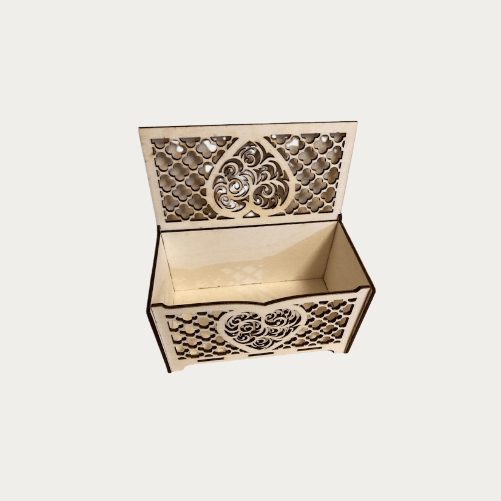 Dekoratif Lazer Kesim Hediye Kutusu