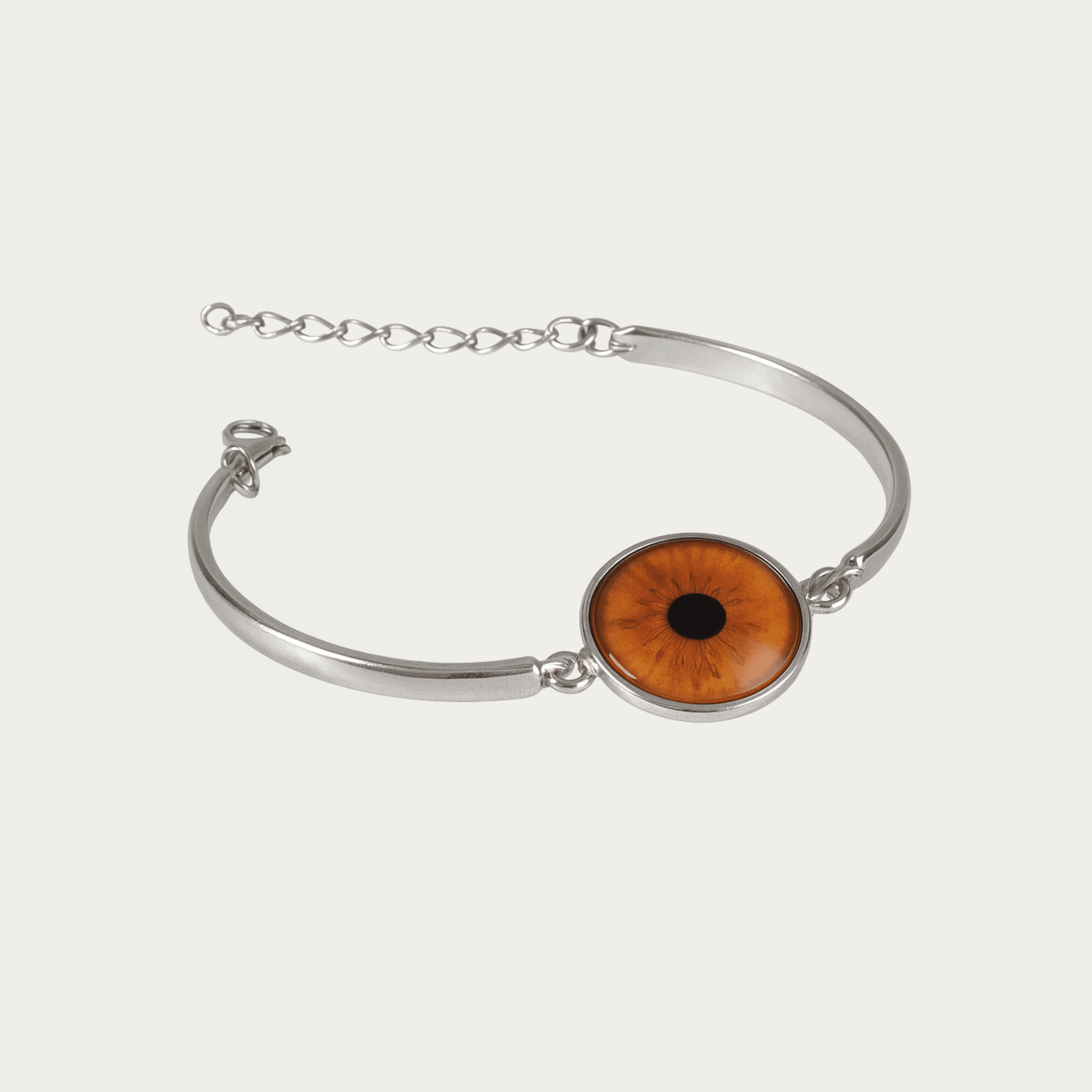 Kişiye Özel İris Bileklik - Eşsiz Model 20MM Gümüş Renk