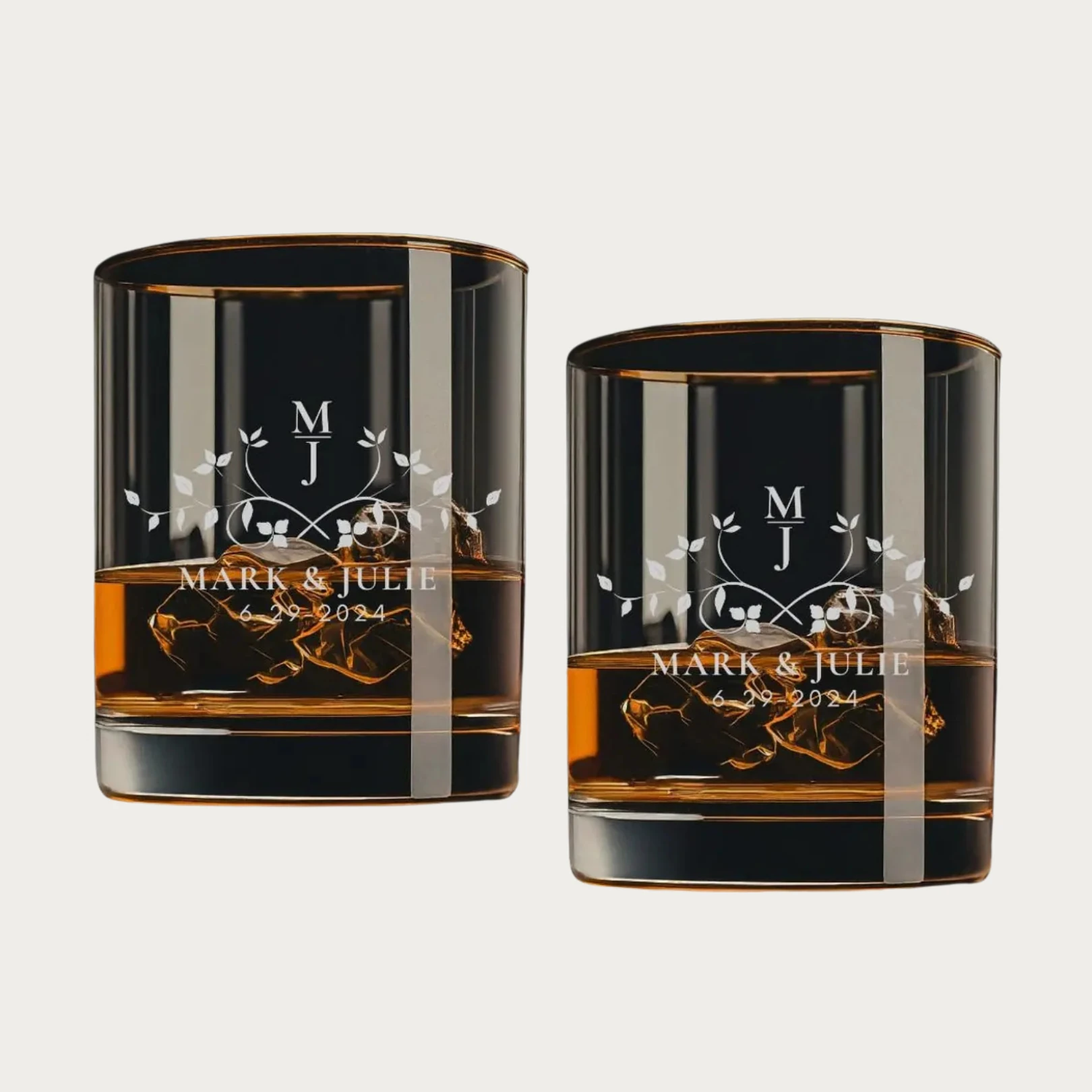 Kişiye Özel Paşabahçe Ella Viski Bardağı - 260cc - Viski Bardağı Seti