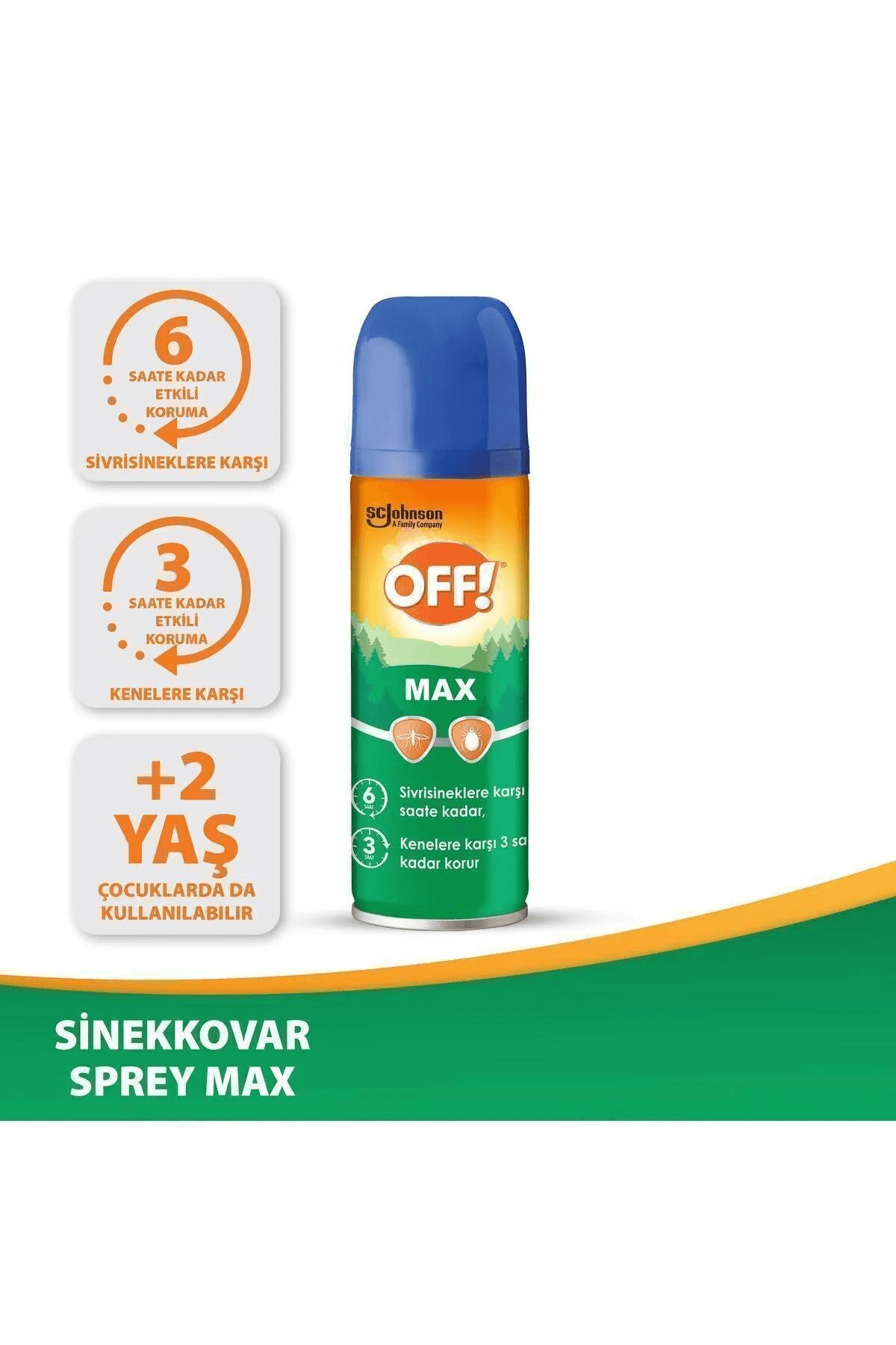 Off Max Sivrisinek Ve Kenelere Karşı Sprey 100 ml