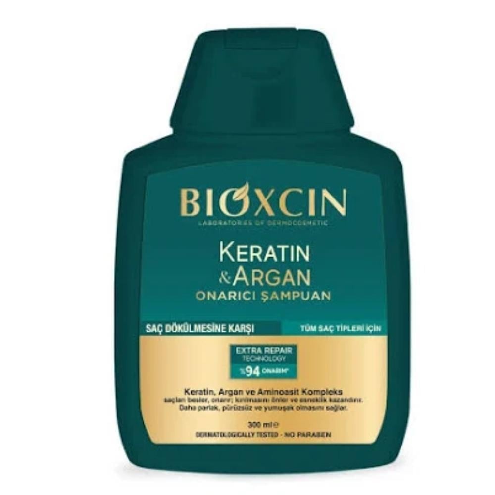Bioxcin Keratin ve Argan Onarıcı Şampuan 300 ml