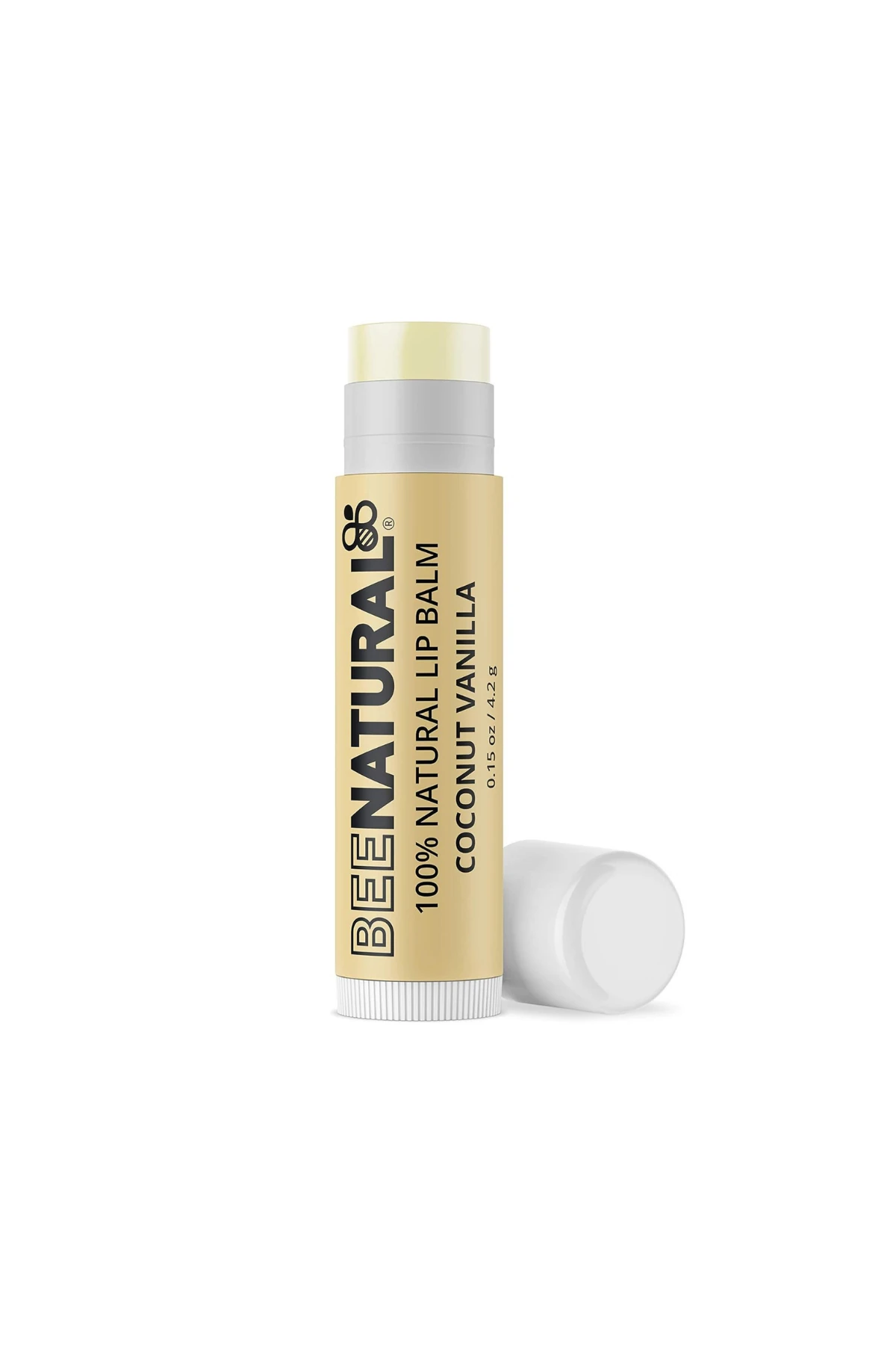 Bee Natural %100 Doğal Nemlendirici Dudak Balsamı (Hindistan Cevizi Vanilya) 4,2 g