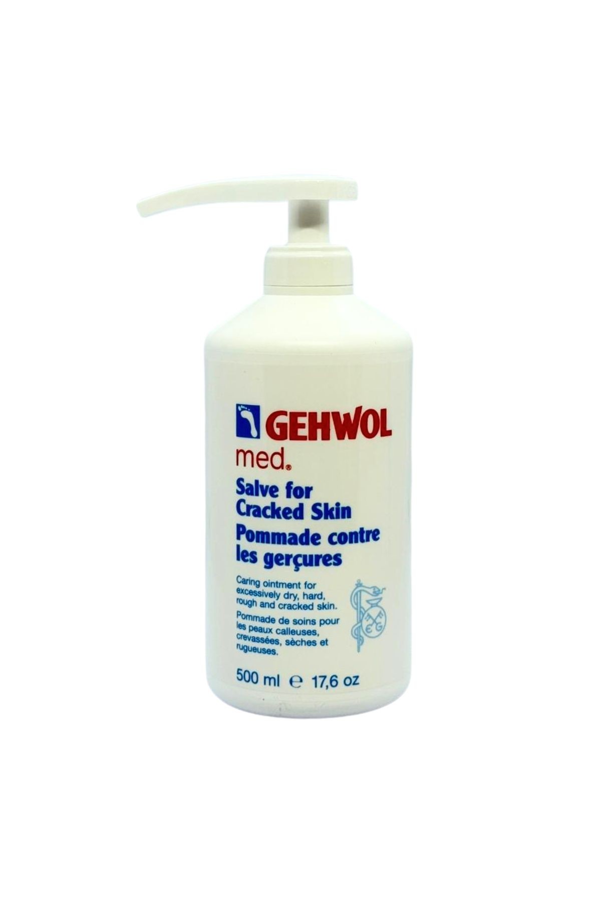 Gehwol Med Salve for Cracked Skin (Aşırı Kuru, Çatlak ve Çatlaklardan Dolayı Oluşan İltihap Oluşumunu Engeller) 500ml