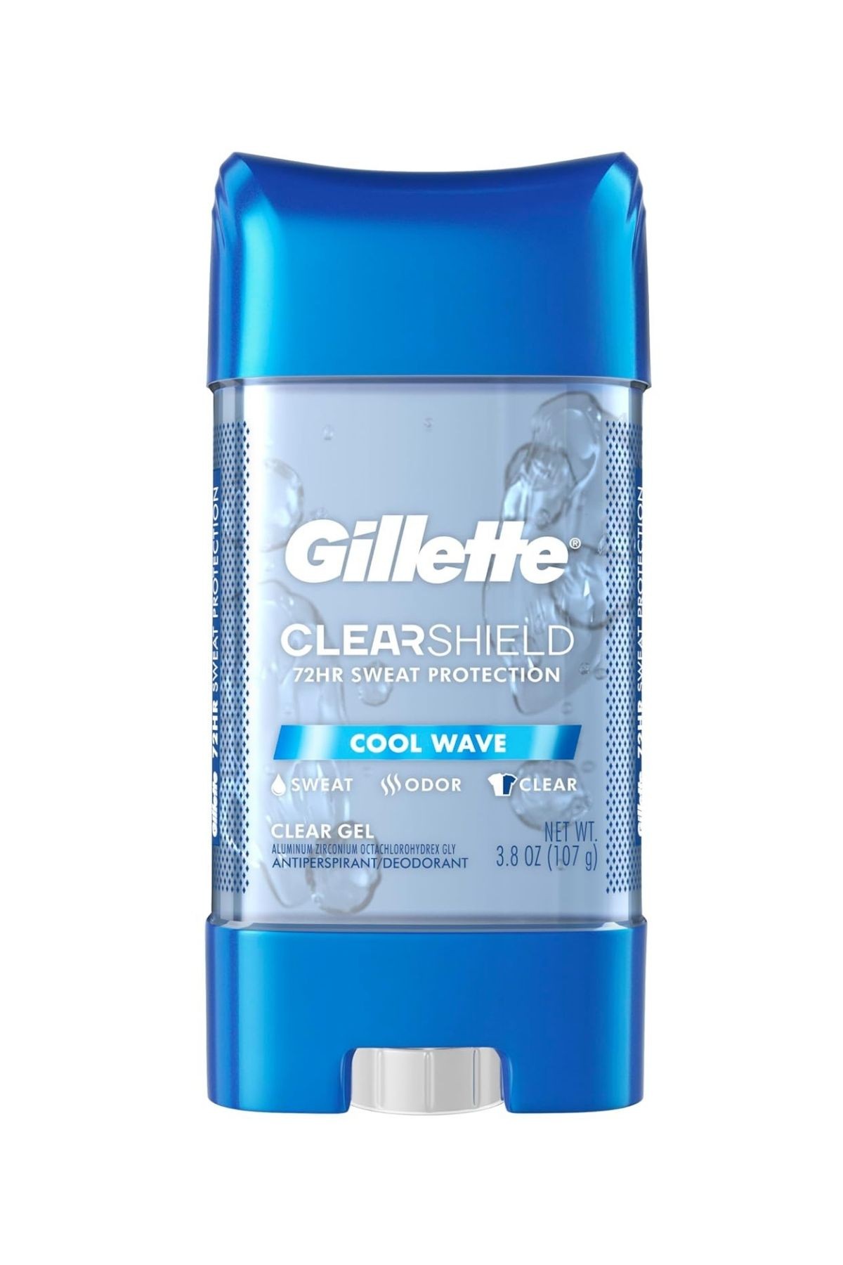 Gillette Ter Önleyici, Şeffaf Jel, Cool Wave, Deodorant Stick 107g