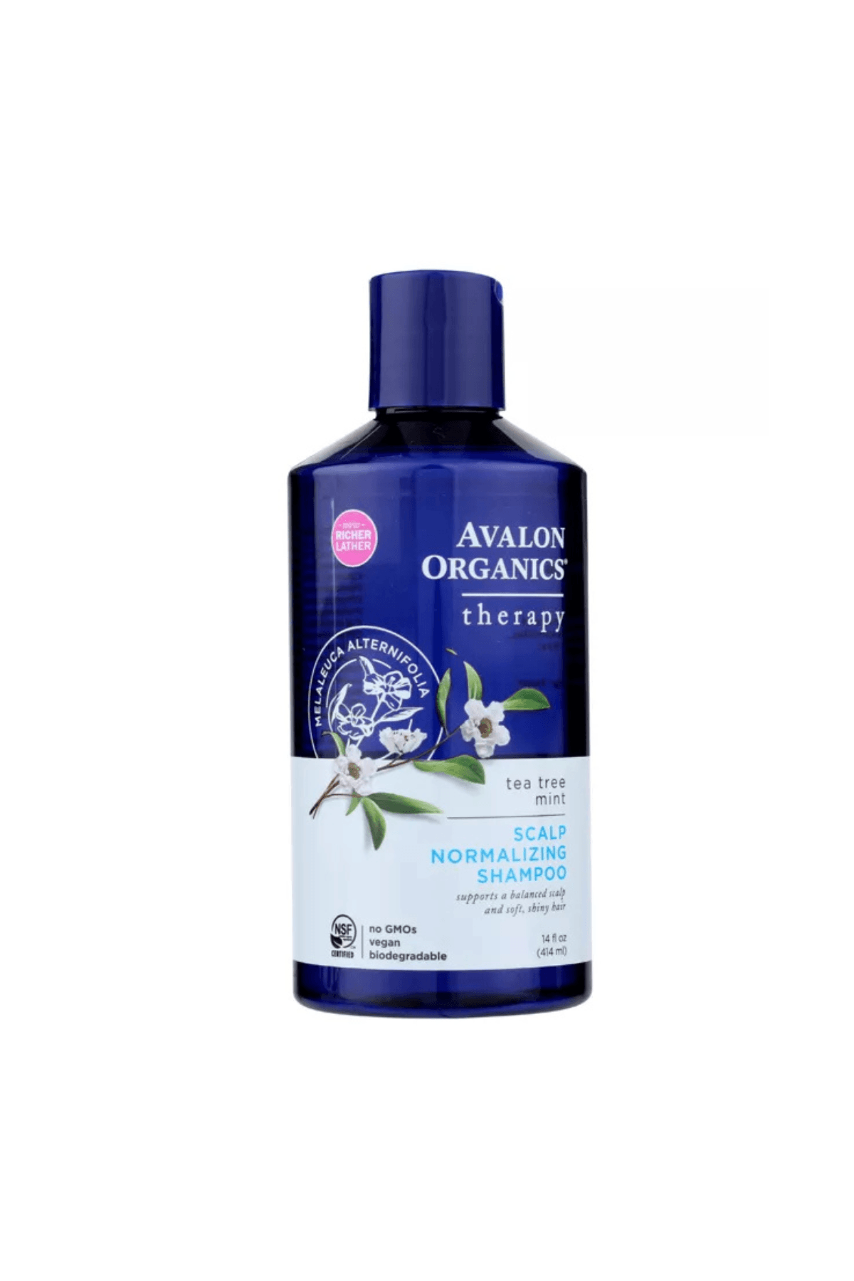 Avalon Organics Tea Tree Mint Therapy (Çay Ağacı Nane)  Saç Derisi Normalleştirici  Şampuan 14 oz 414ml