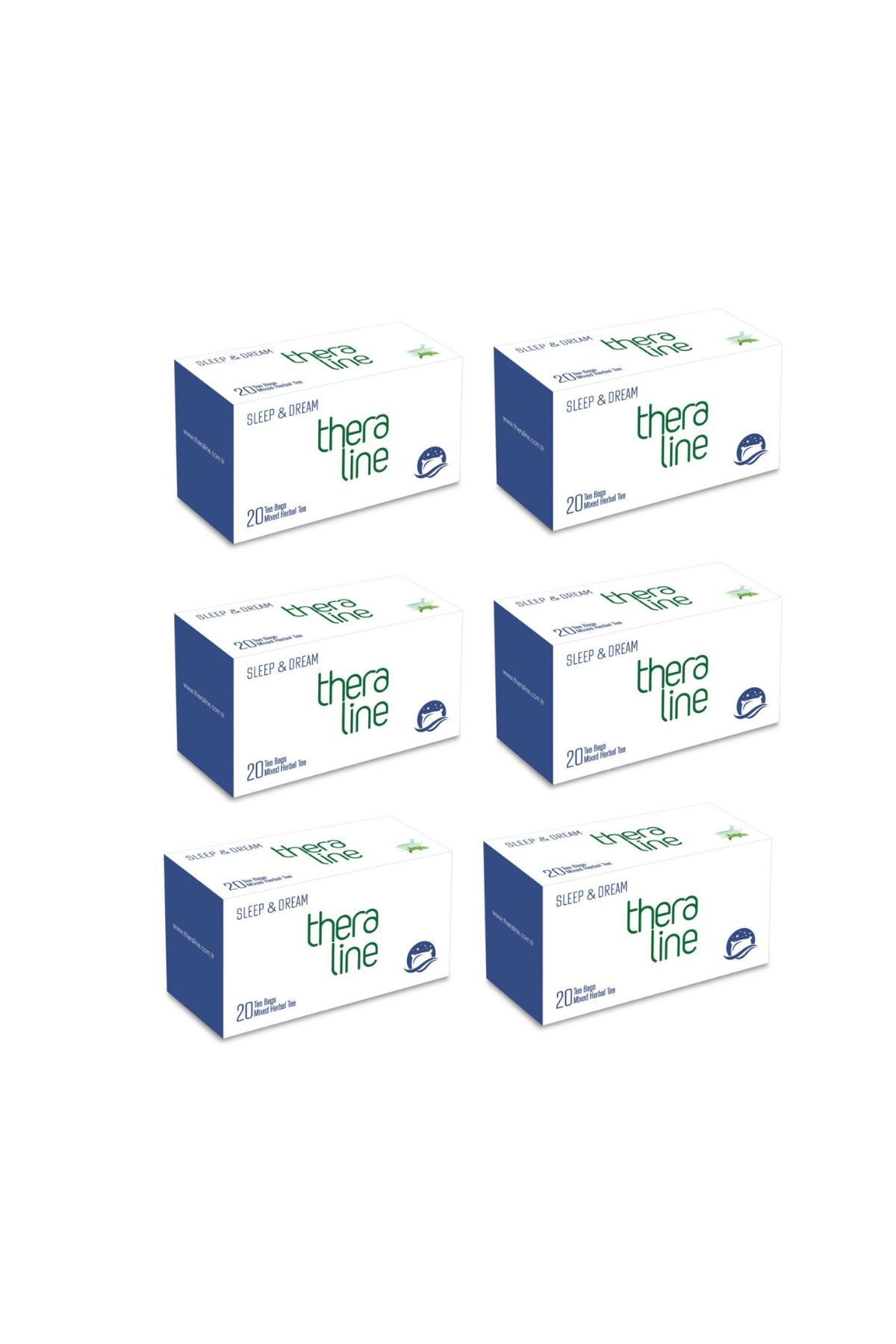 Theraline Sleep & Dream (Kaliteli Uyu İyi Geceler) Bitki Çayı Süzen Poşet (6 Kutu) 120 Adet