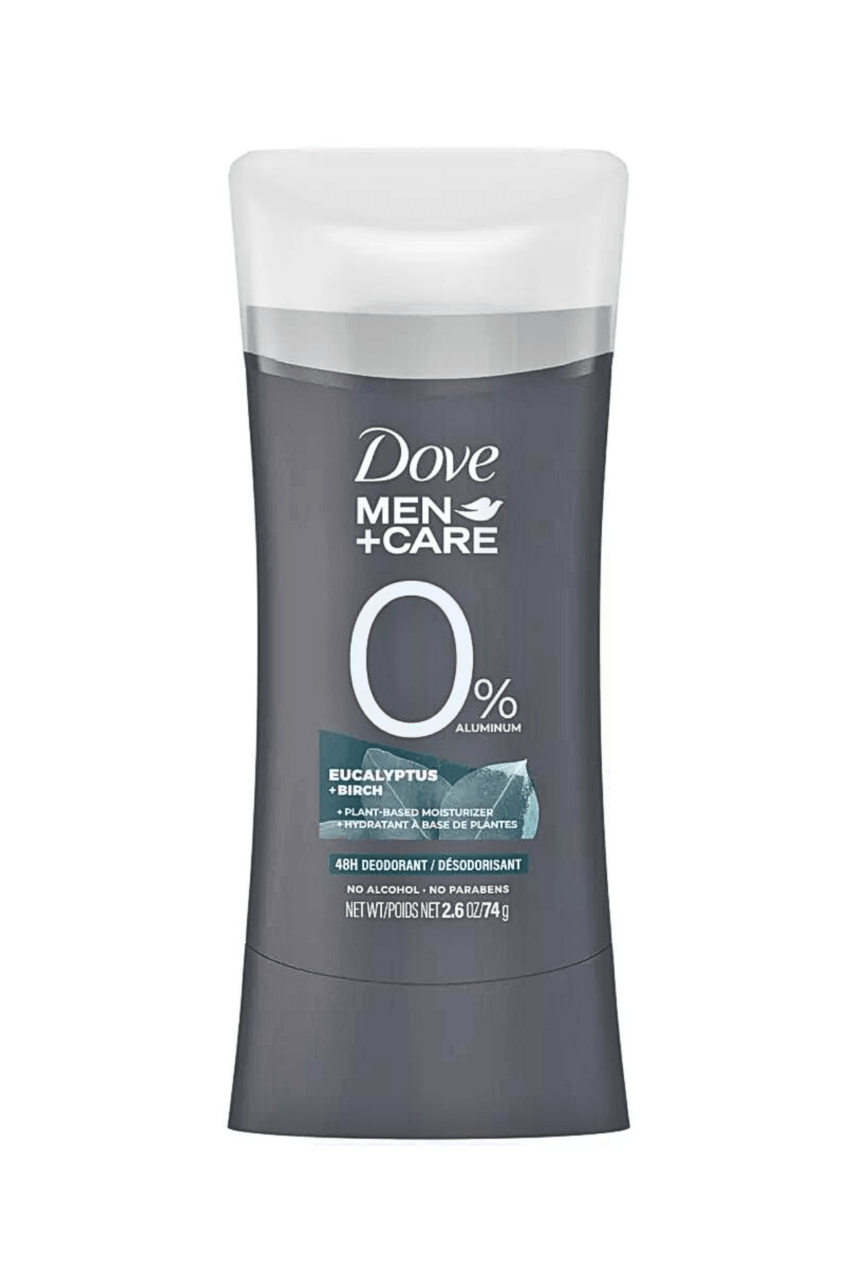 Dove Men+Care 0% Alüminyum Erkek Deodorant Okaliptüs ve Huş Ağacı - 2.6oz 74gr