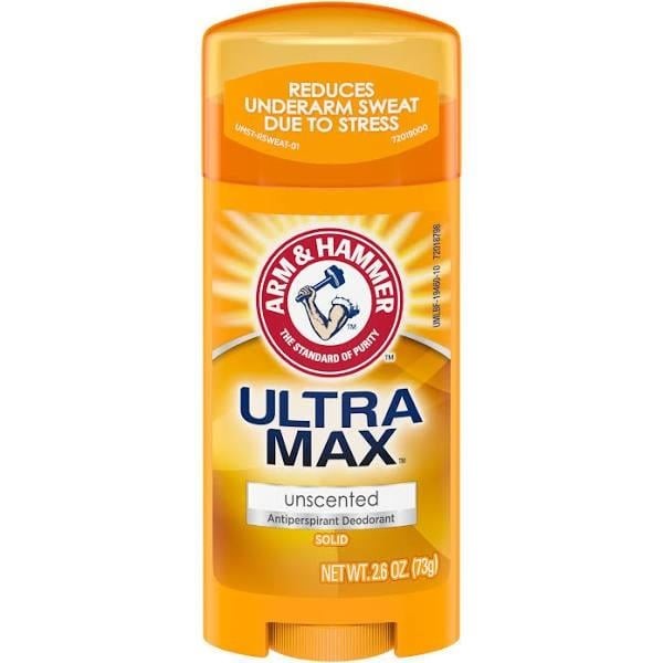 Arm & Hammer Ultra Max Unscented Antiperspirant Deodorant Ter Önleyici Katı Kokusuz 73gr