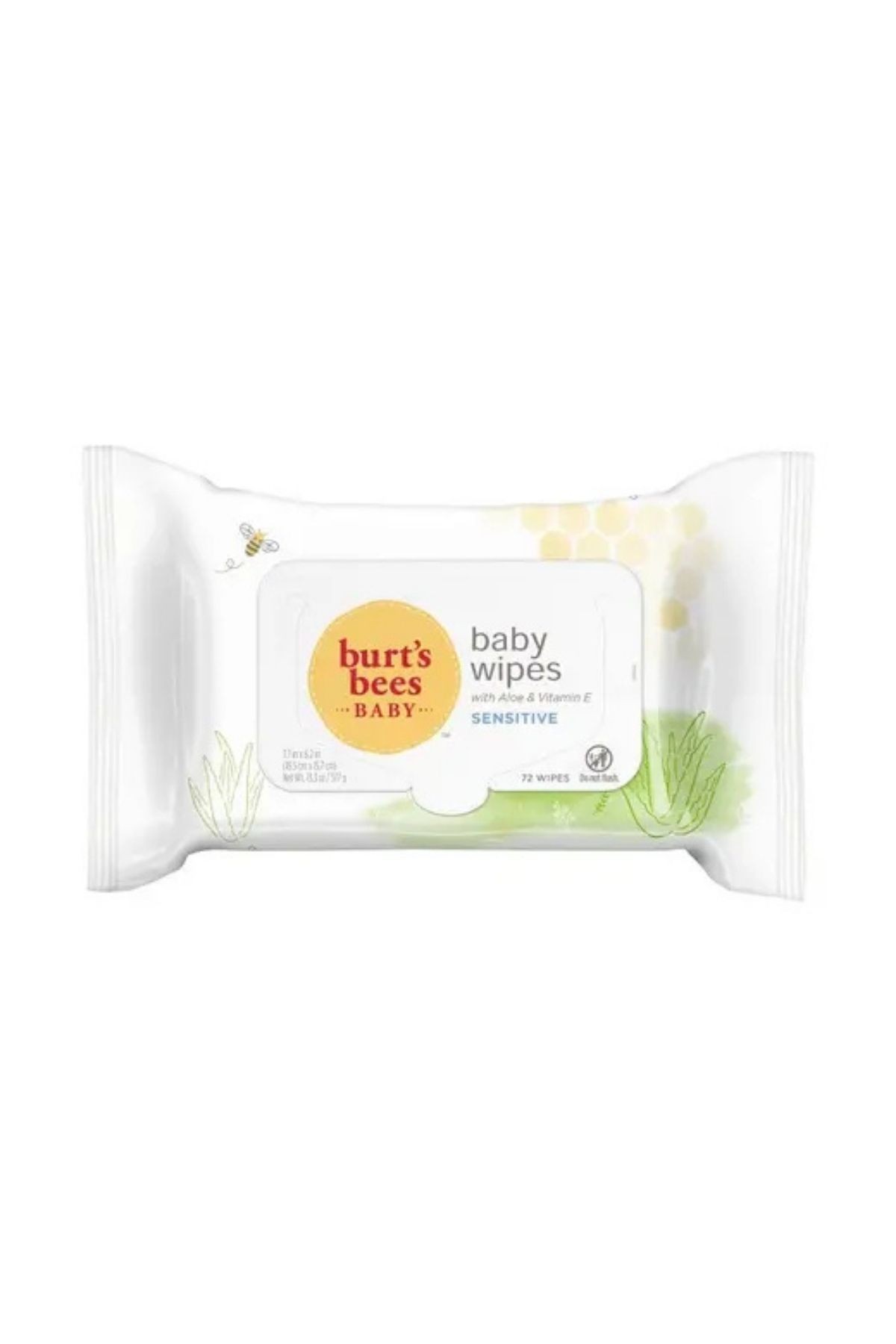 Burt's Bees Bebek Hassas Cilt Mendilleri 72'li 377g