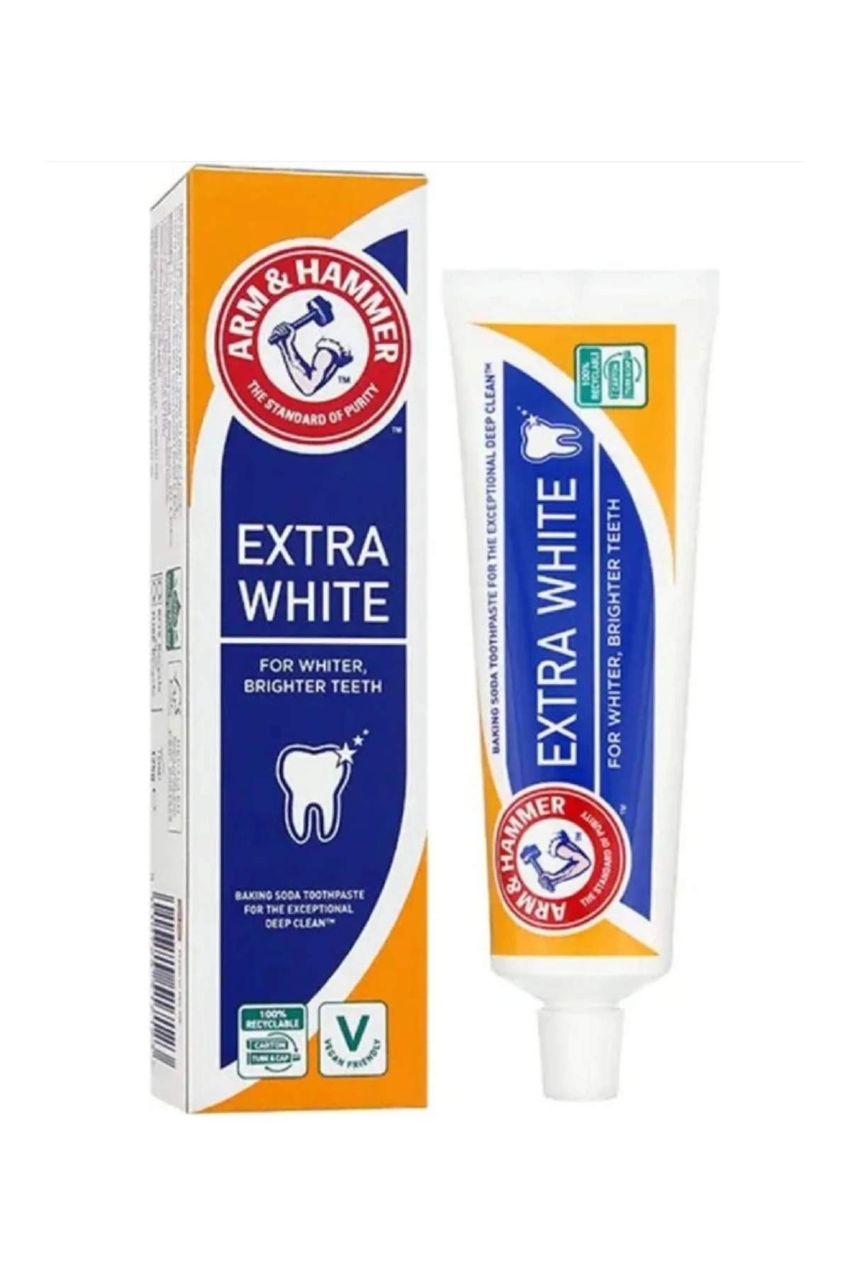 ARM & HAMMER Extra Whıte (Soda ve Florür İçeren) Extra Beyaz Diş Macunu 125ml