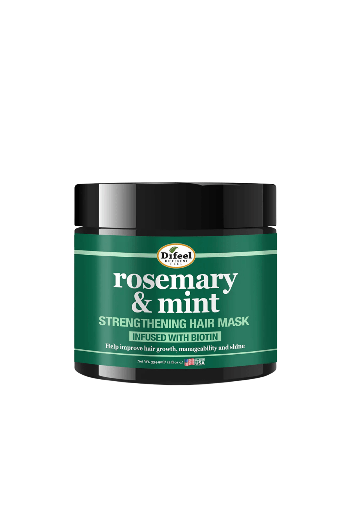 Difeel Rosemary & Mint Hair Mask (Biberiye ve Nane Biotinli Saç Güçlendirici Maske) 354,9ml