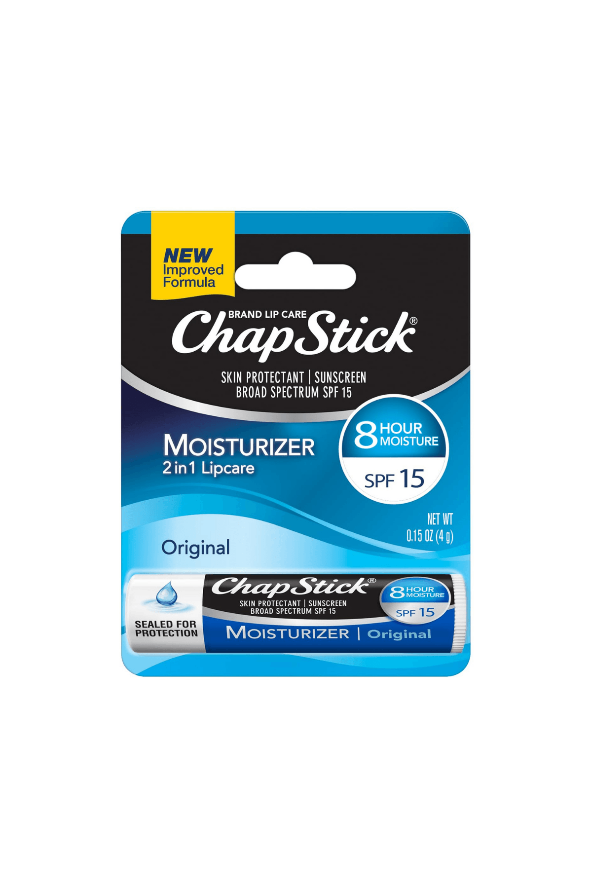 ChapStick Moisturizer 2-in-1 Lipcare (Aloe Vera ve E Vitamini ) SPF 15 4gr