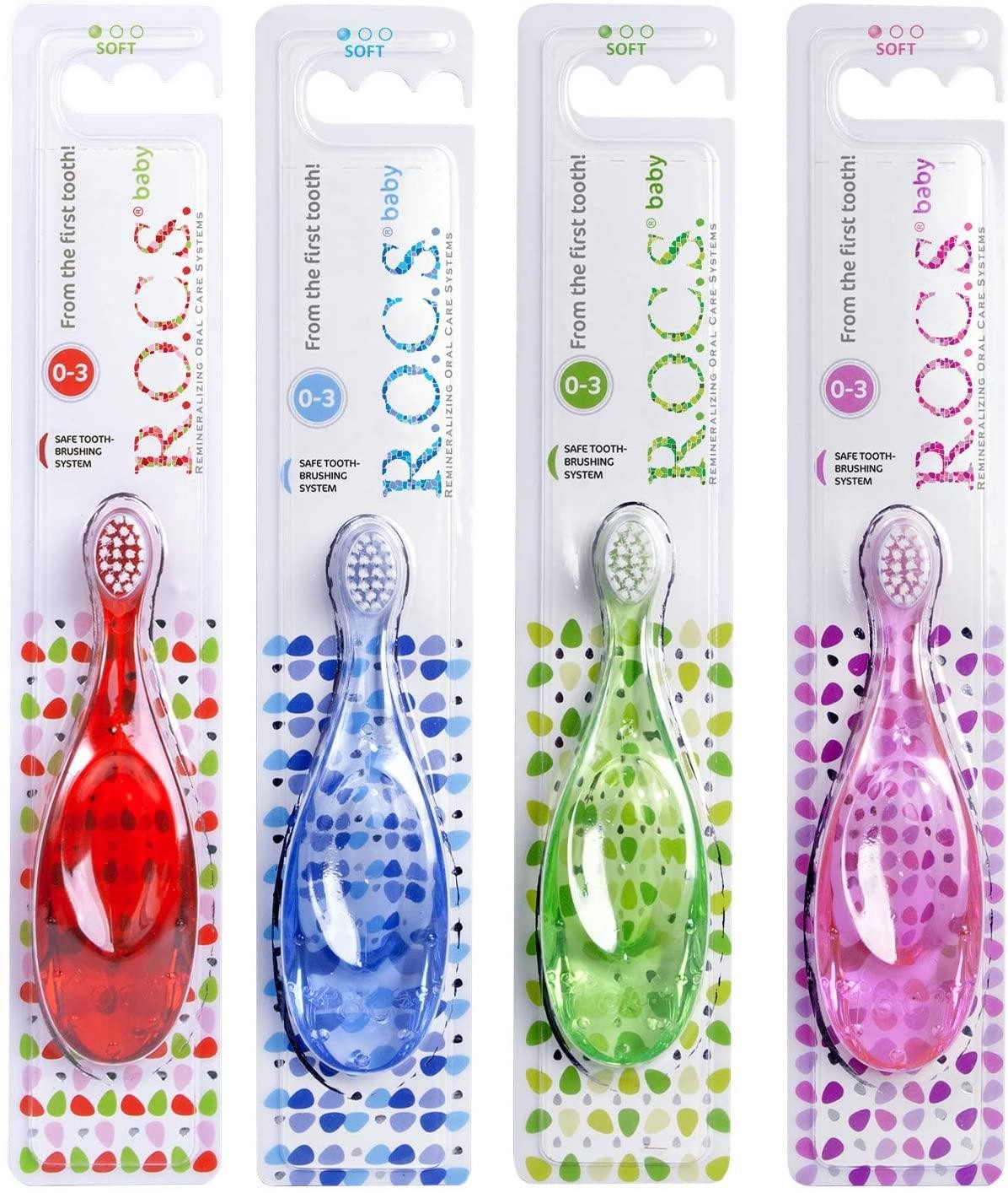 ROCS Baby Ultra Yumuşak Diş Fırçası 0-3 Yaş 4 Adet