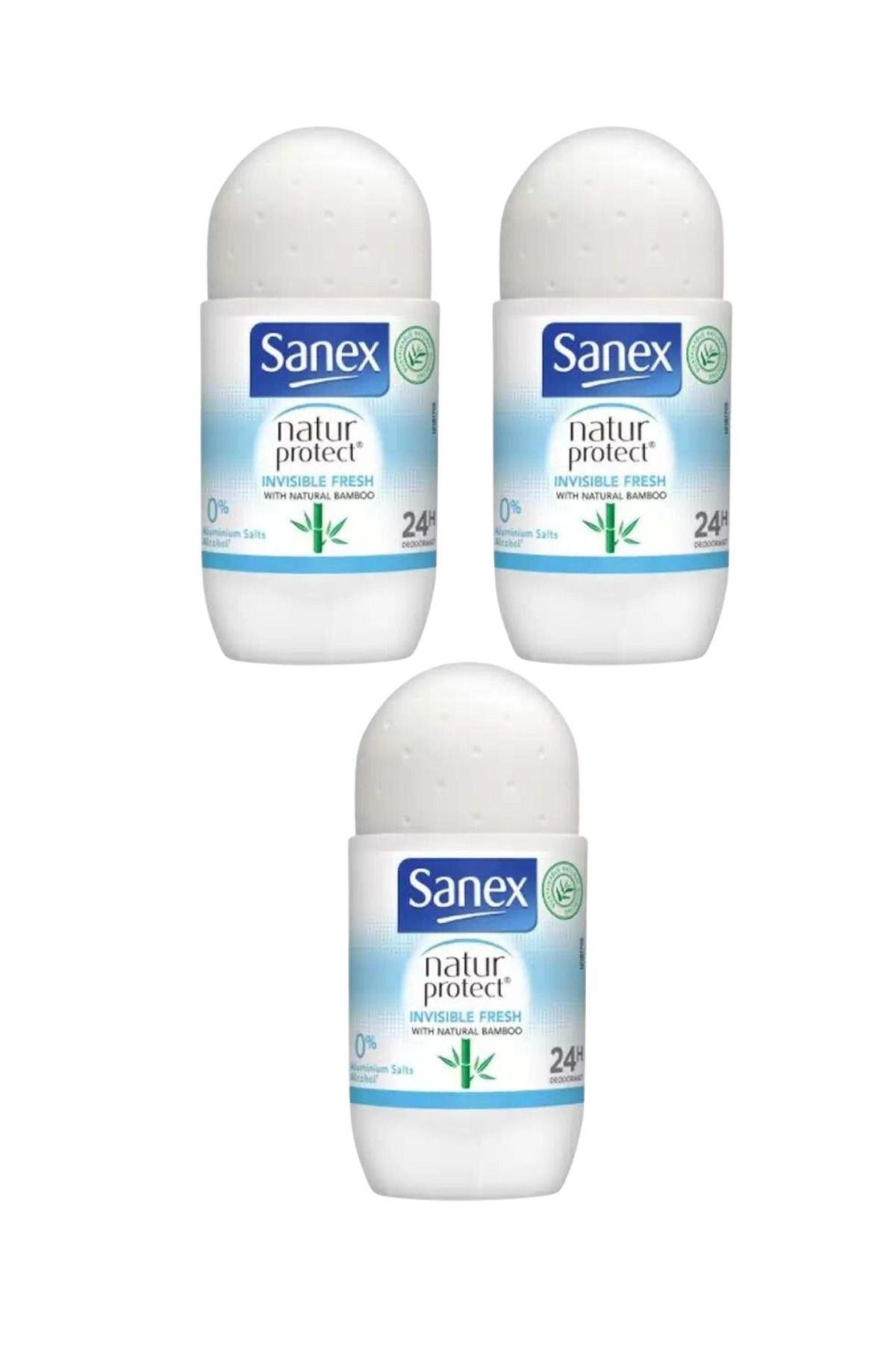 Sanex Natur Protect Invisible Fresh Roll-on 50ml (3 Adet)
