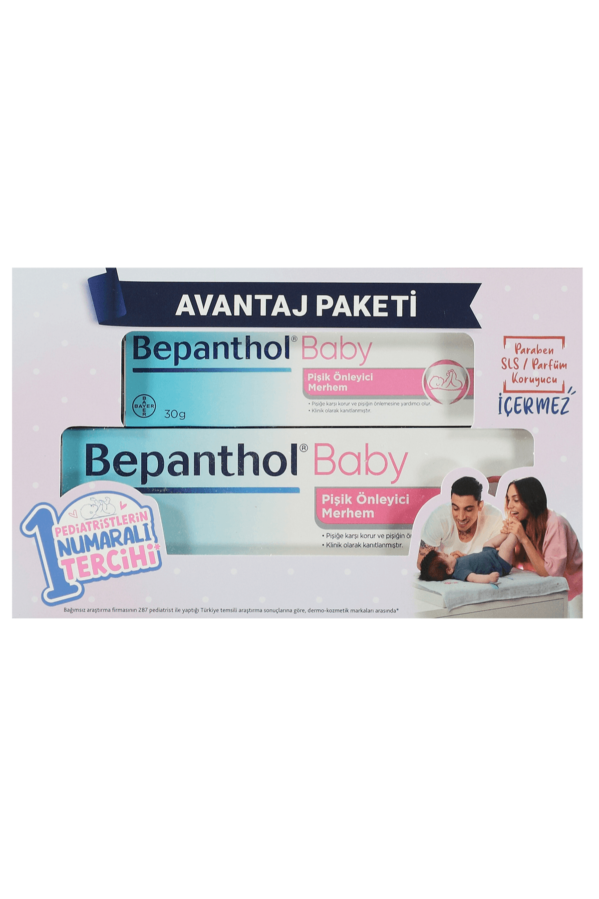 Bepanthol Baby Pişik Önleyici Merhem 30 Gr + 100 Gr Set