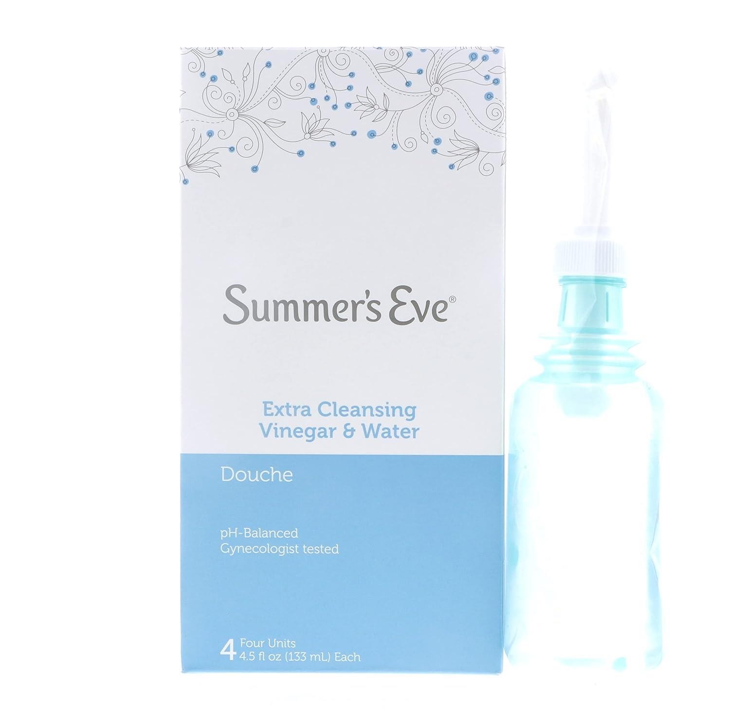 Summer's Eve Extra Cleansing Vinegar Water Özel Bölge Temizleyici 133ml (2li Paket)
