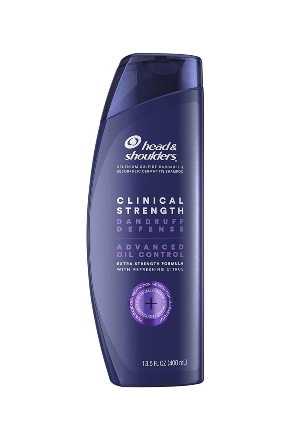 Head & Shoulders Clinical Dandruff Defense + Advanced Oil Control (Klinik Kepek Savunması + Gelişmiş Yağ Kontrolü Şampuanı) 13.5 oz 400ml