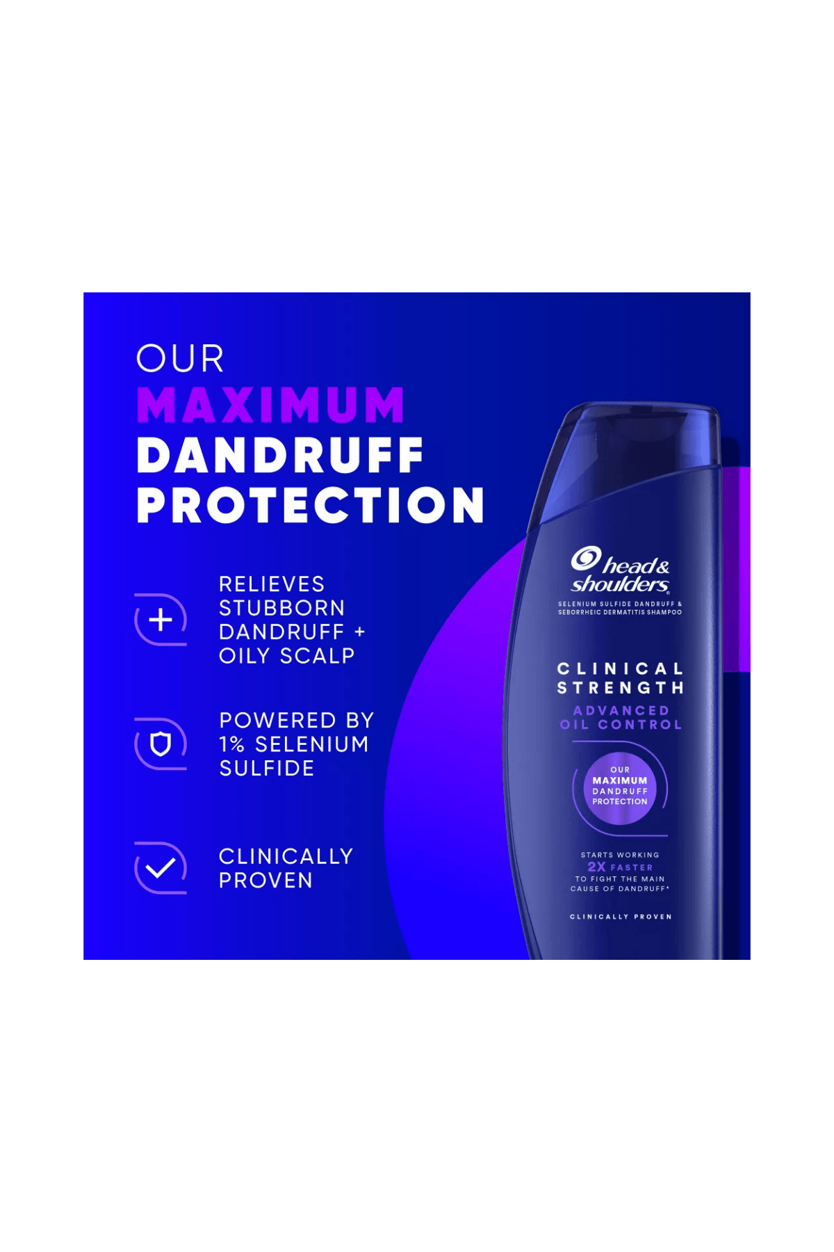 Head & Shoulders Clınıcal Strength Advanced Oıl Control ( Kepek Önleyici Narenciye, Yağlı Saçlar) Şampuanı 13.5 Oz 400ml
