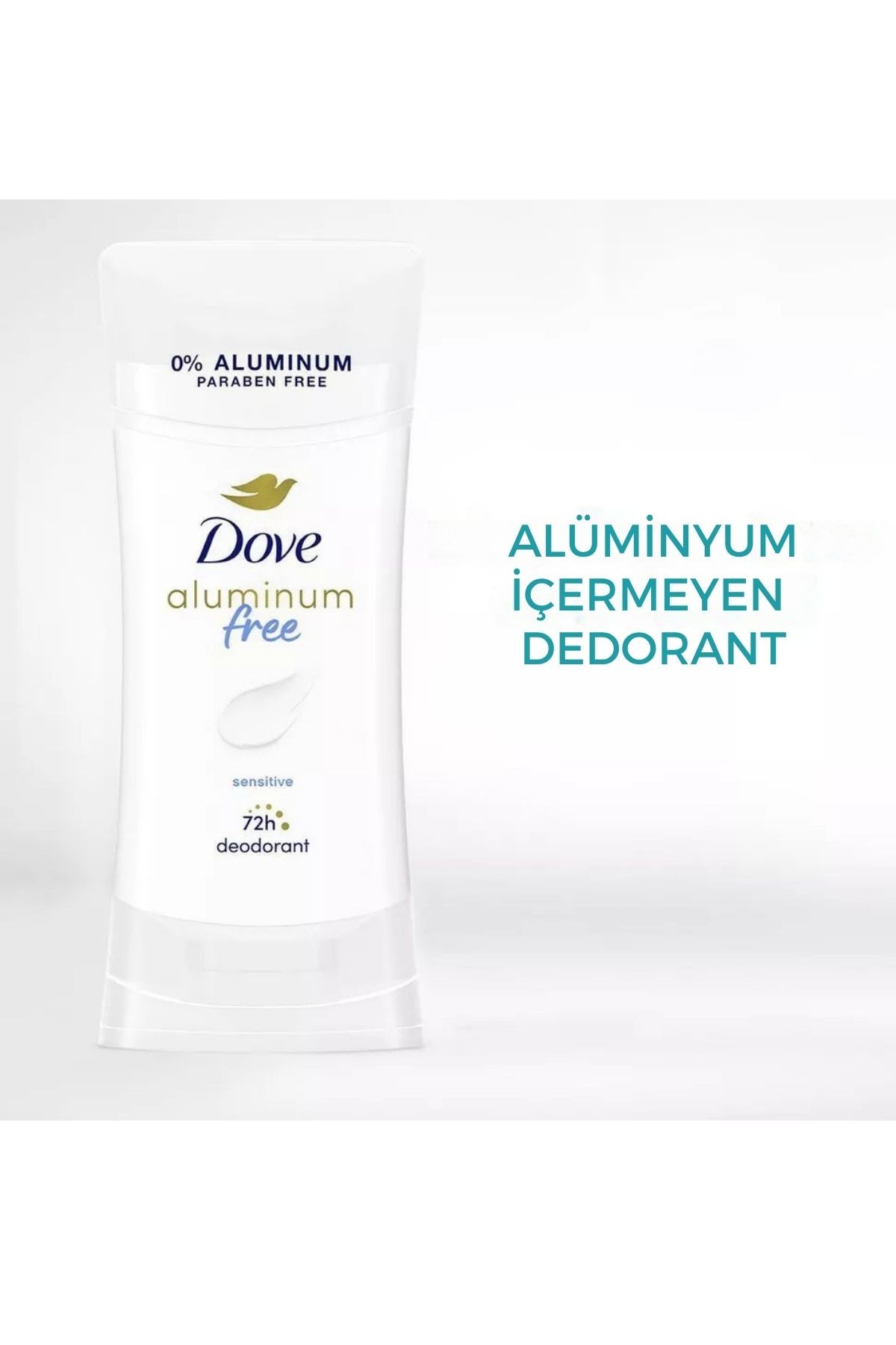 Dove Beauty 0% Alüminyum Hassas Cilt Kadın Deodorant Stick - 2.6oz 74gr