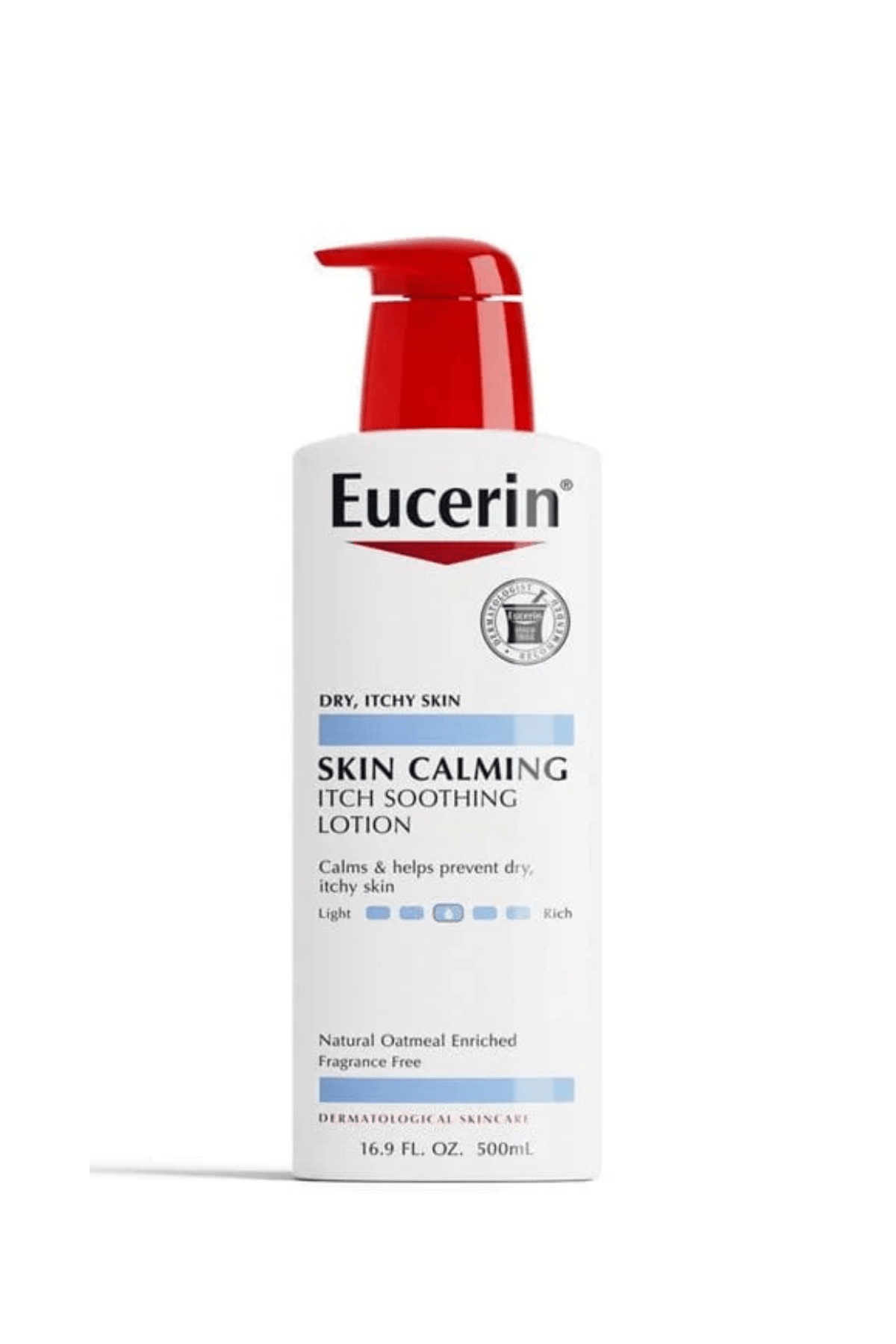 Eucerin Skin Calming Body Lotion for Dry and Itchy Skin (Kuru ve Kaşıntılı Ciltler İçin)  Cilt Yatıştırıcı Vücut Losyonu 16.9 OZ 500ml