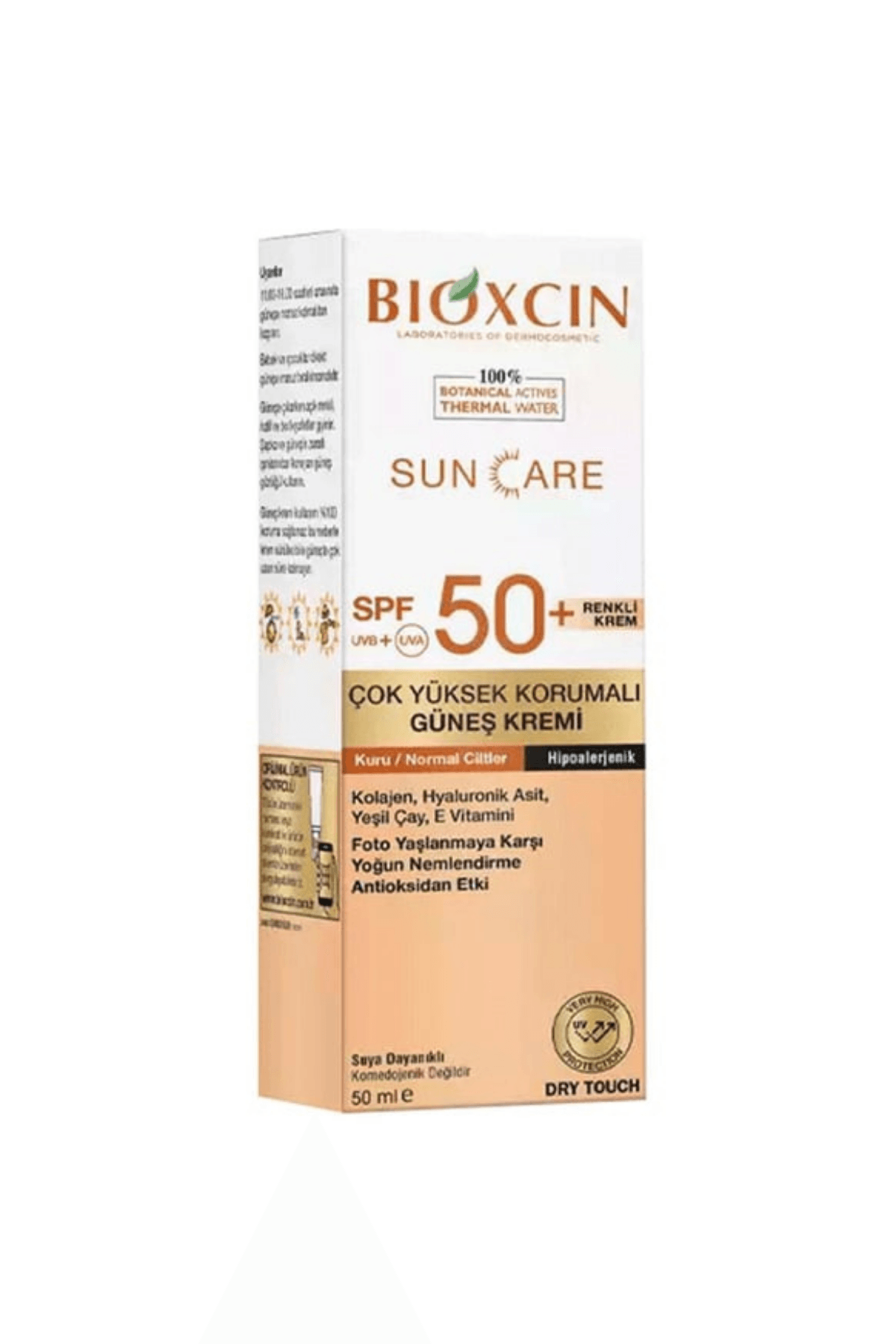 Bioxcin Suncare Çok Yüksek Korumalı/Hipoalerjik Kuru / Normal Ciltler SPF 50+ 50ml