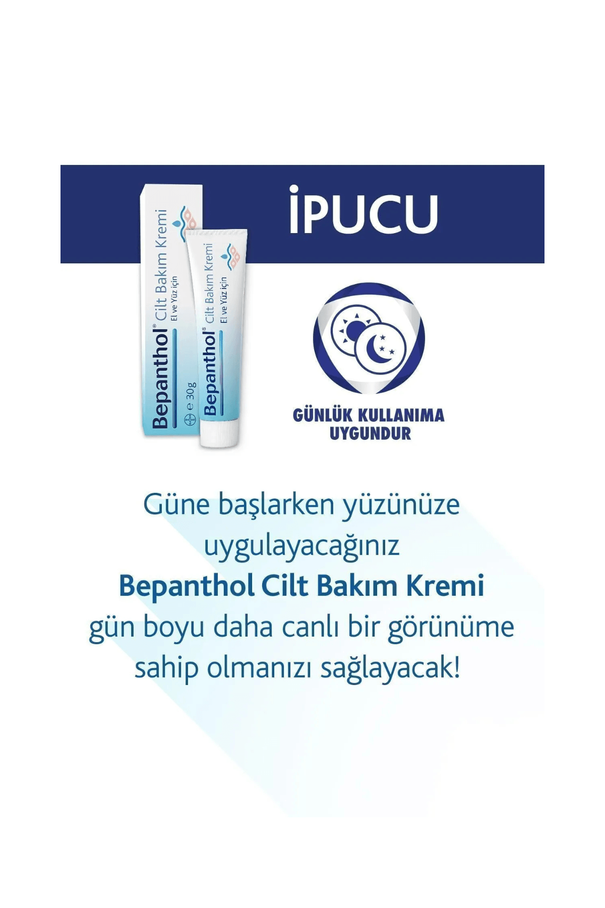 Bepanthol Onarıcı Bakım Merhemi 50 gr + Bepanthol Cilt Bakım Kremi 30 gr