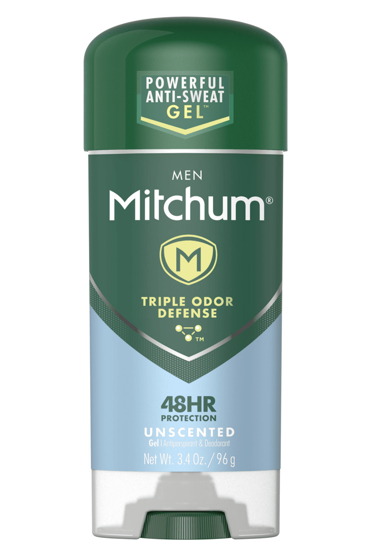 Mitchum Advanced Control Unscented  Anti-Perspirant Erkek (48hr) Kokusuz Gel Deodarant 3.4 oz 96gr